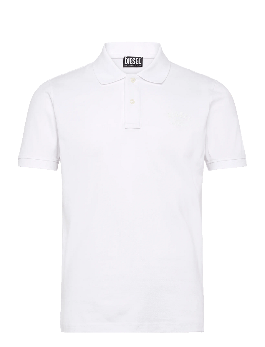 Diesel - T-SMITH 260105 OFF POLO - kurzärmelig - bright white - 1
