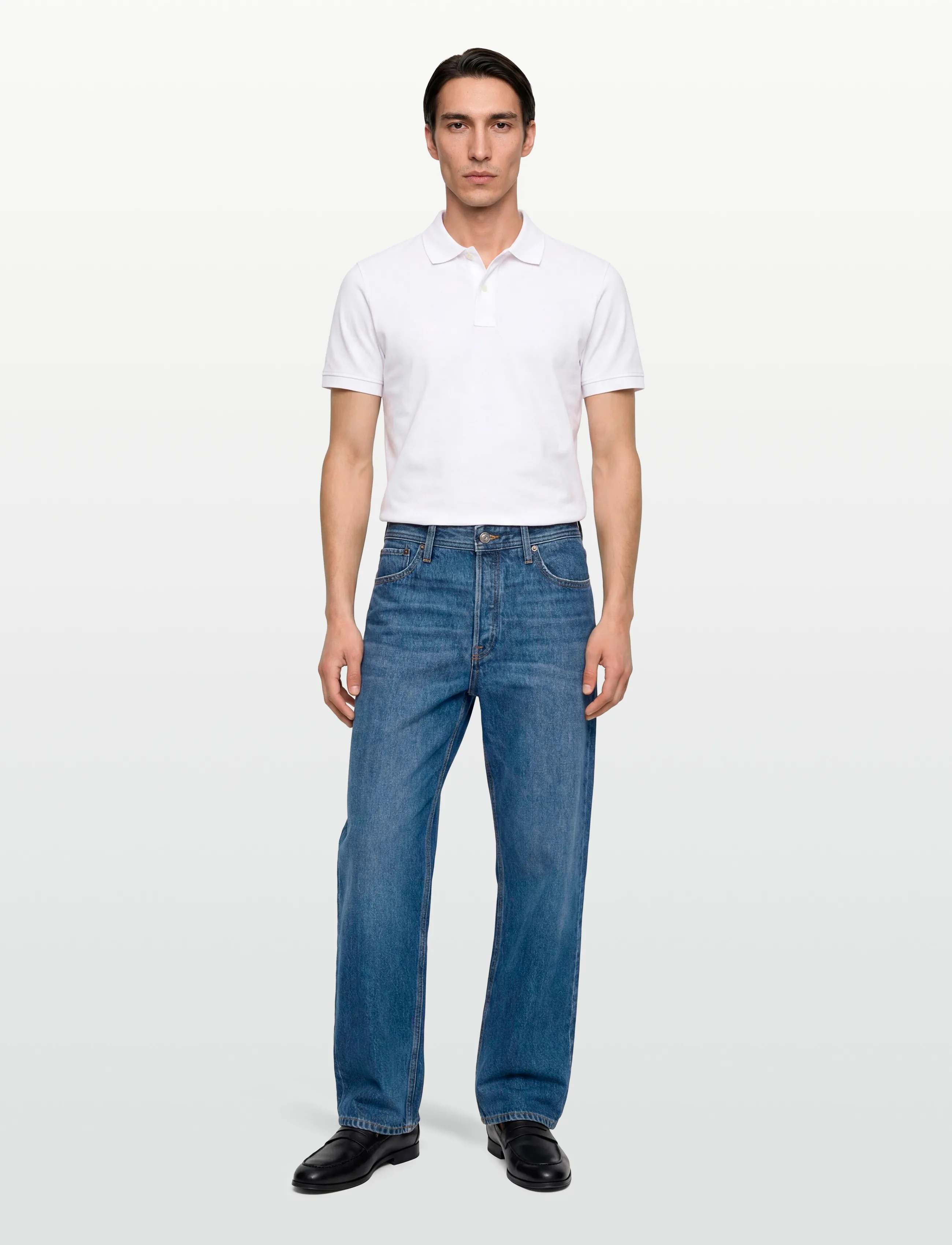 Diesel T-Smith 260105 Off Polo, XL, White, Poloer > Kortærmede, Herre