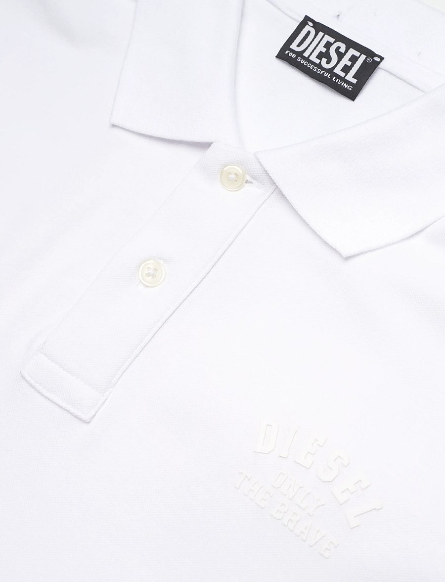 Diesel - T-SMITH 260105 OFF POLO - kurzärmelig - bright white - 5