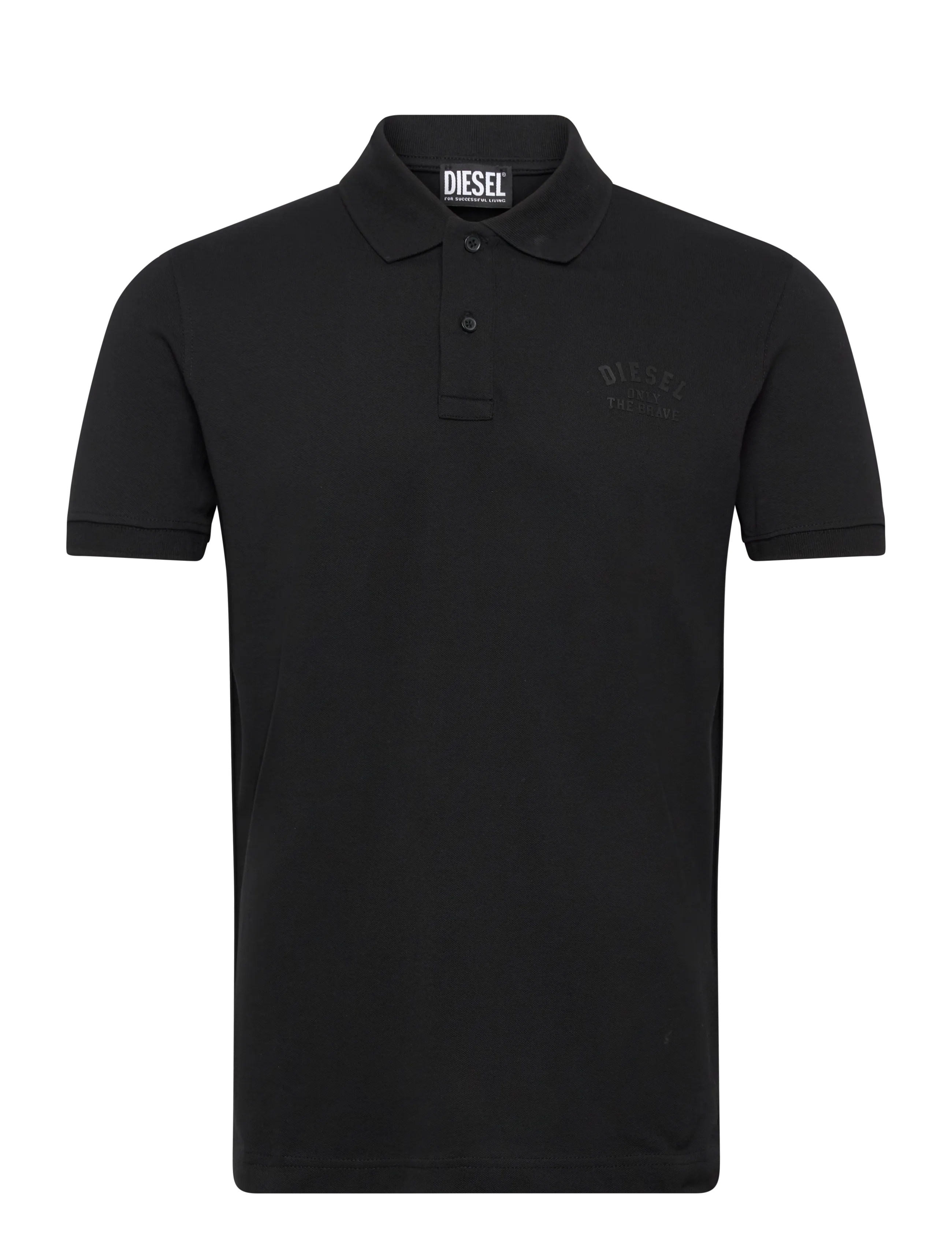 Diesel T-SMITH 260105 OFF POLO - Kläder - CAVIAR / black