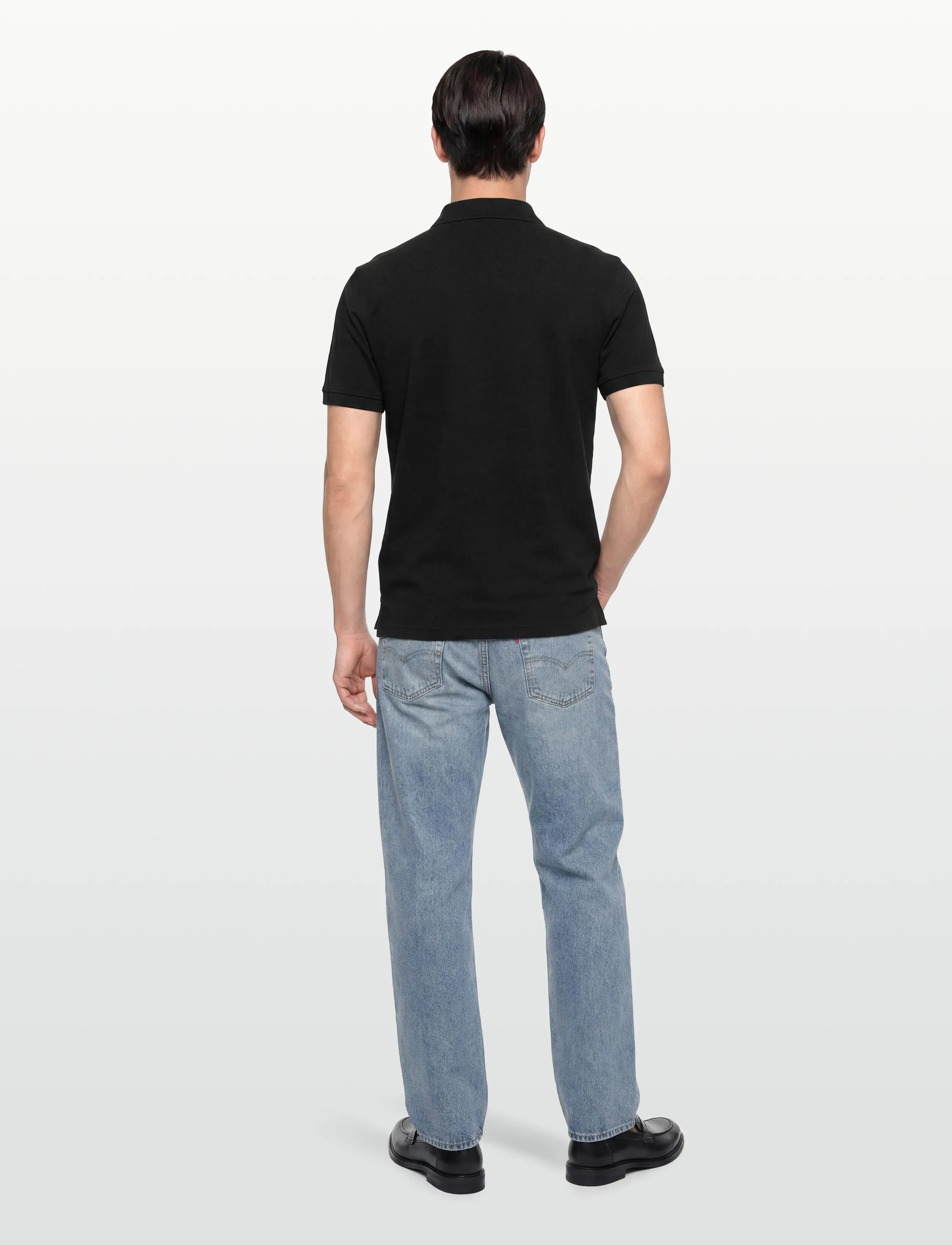 Diesel - T-SMITH 260105 OFF POLO - short-sleeved polos - caviar - 4