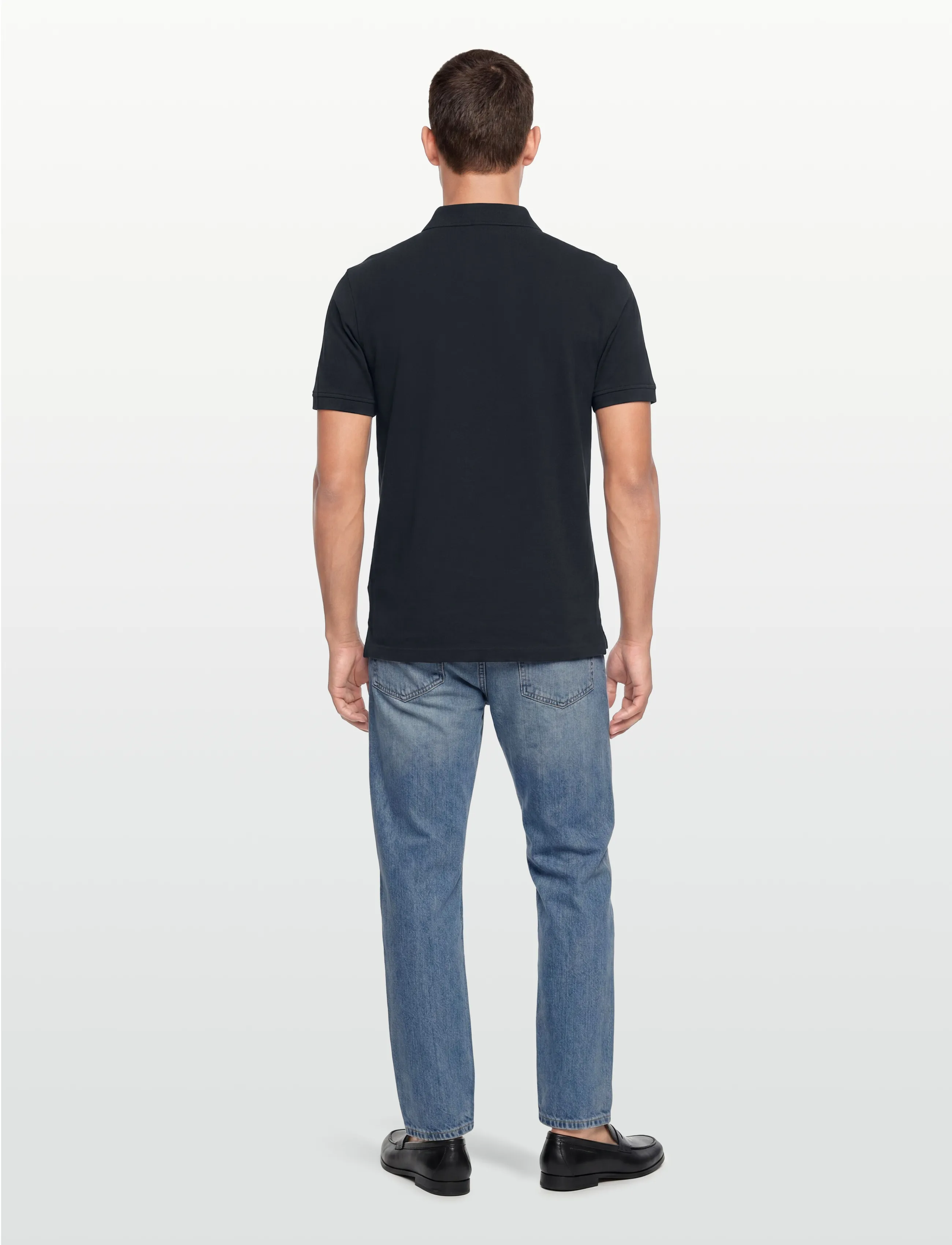Diesel - T-SMITH 260105 OFF POLO - short-sleeved polos - total eclipse - 4