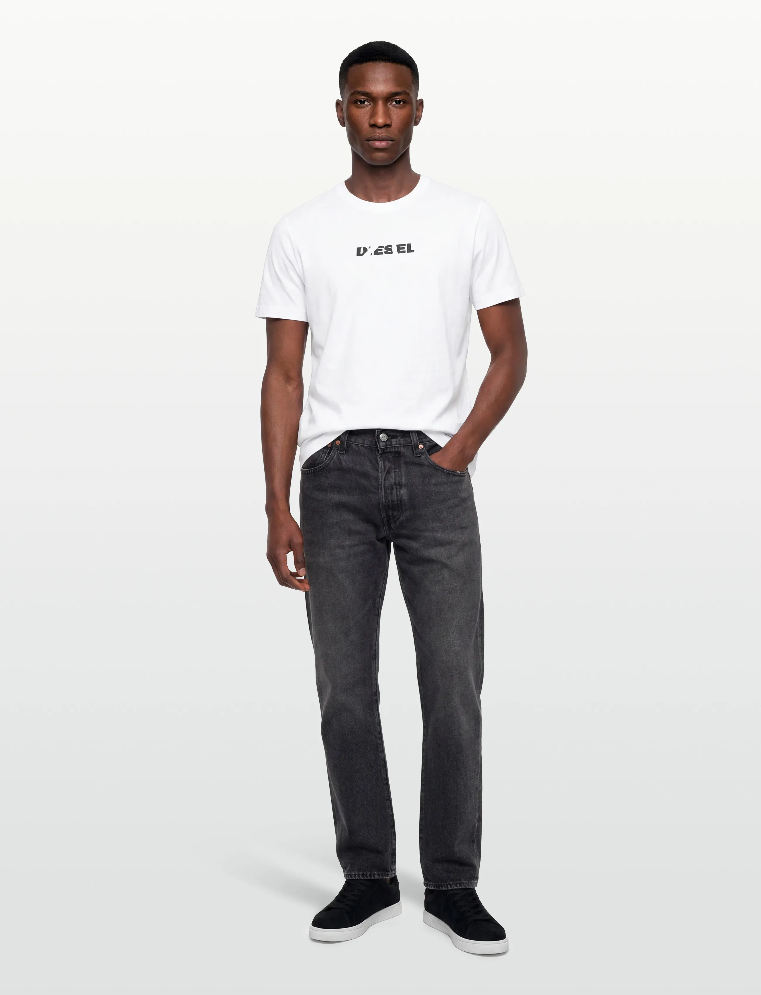 Diesel T-Just 250231 Off Maglietta, XXL, White, T-Shirts > Kortærmede, Herre