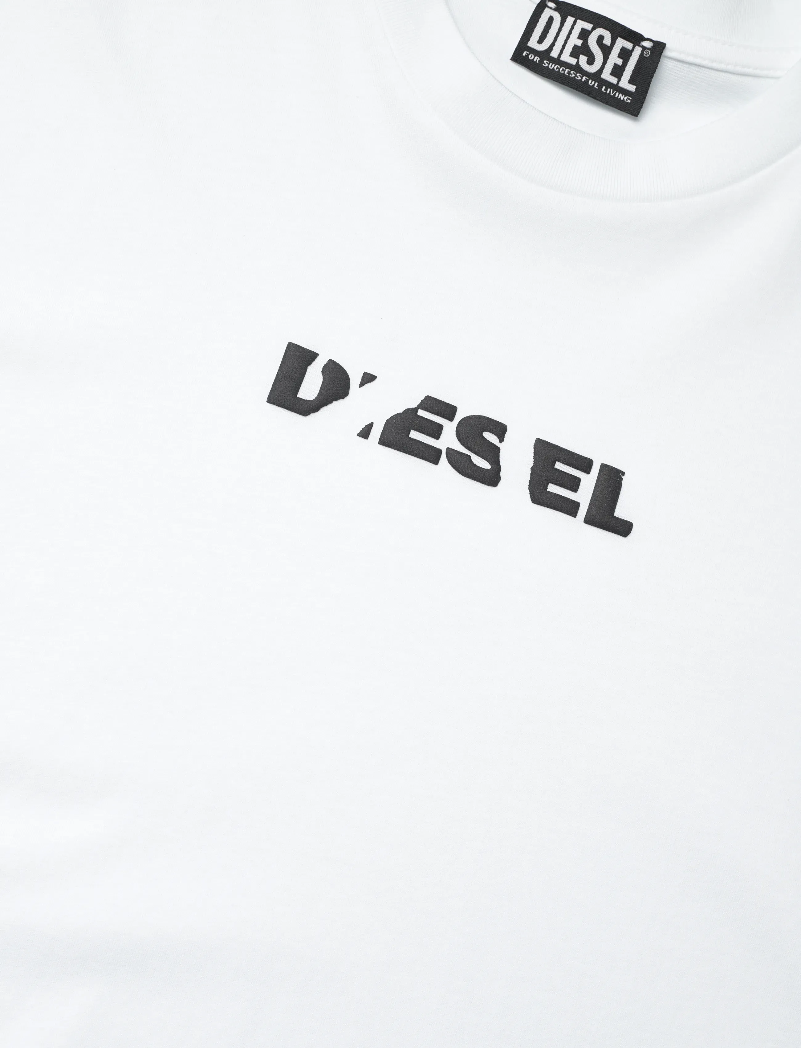 Diesel - T-JUST 250231 OFF MAGLIETTA - t-shirts à manches courtes - bright white - 2