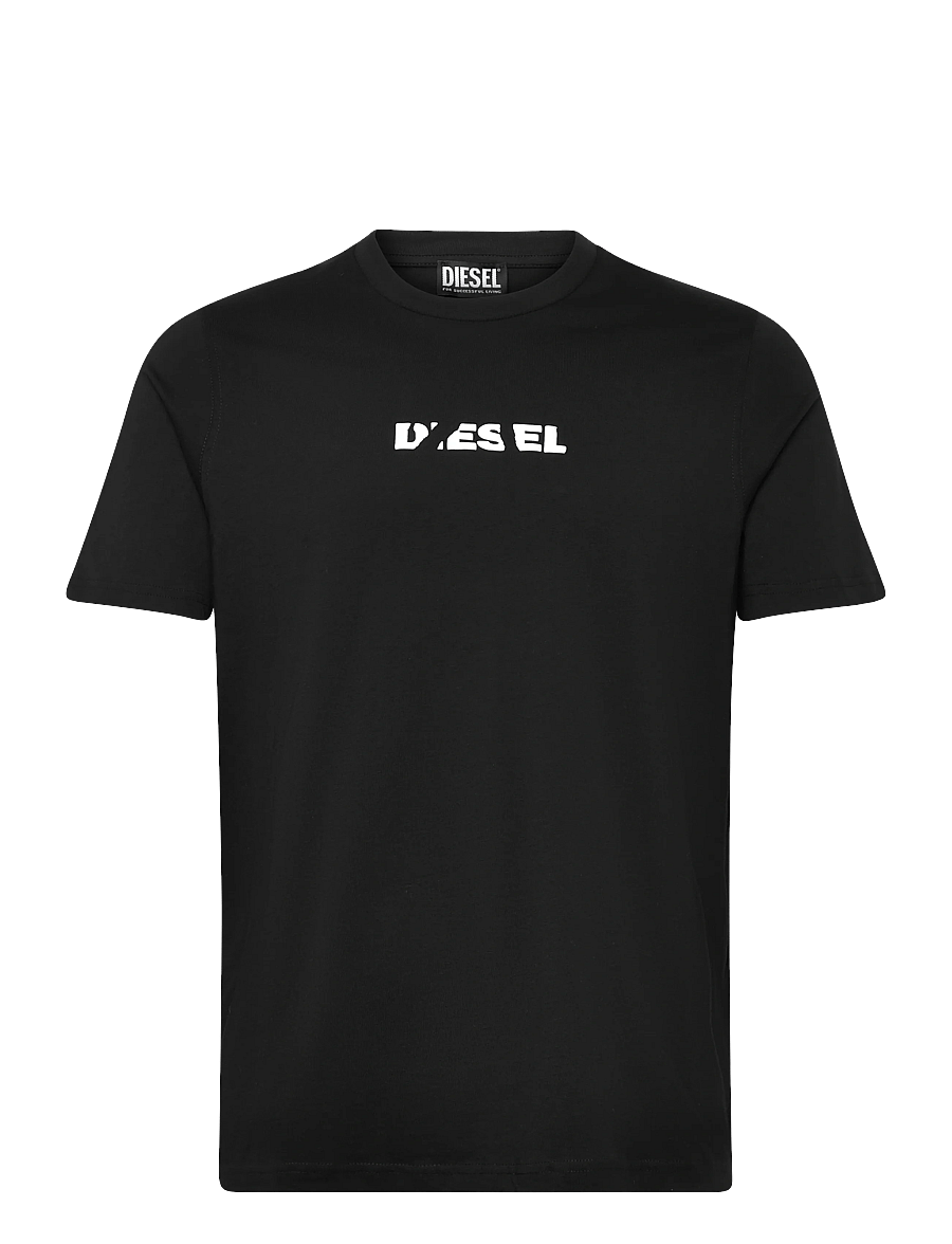 Diesel - T-JUST 250231 OFF MAGLIETTA - kurzärmelige t-shirts - caviar - 1