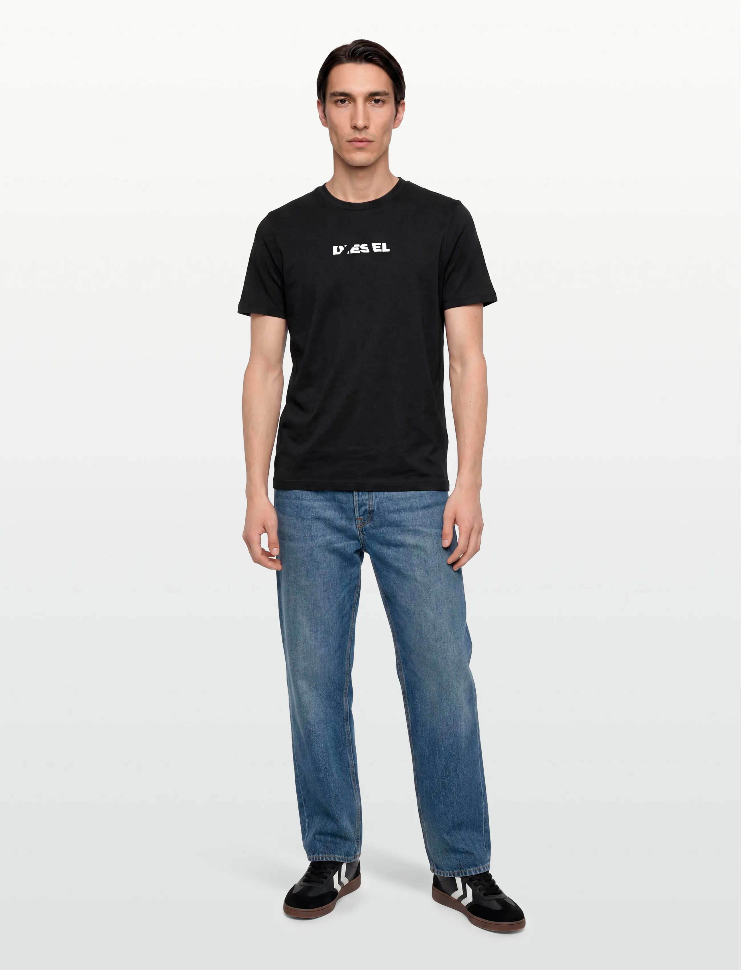 Diesel T-Just 250231 Off Maglietta, XL, Black, T-Shirts > Kortærmede, Herre