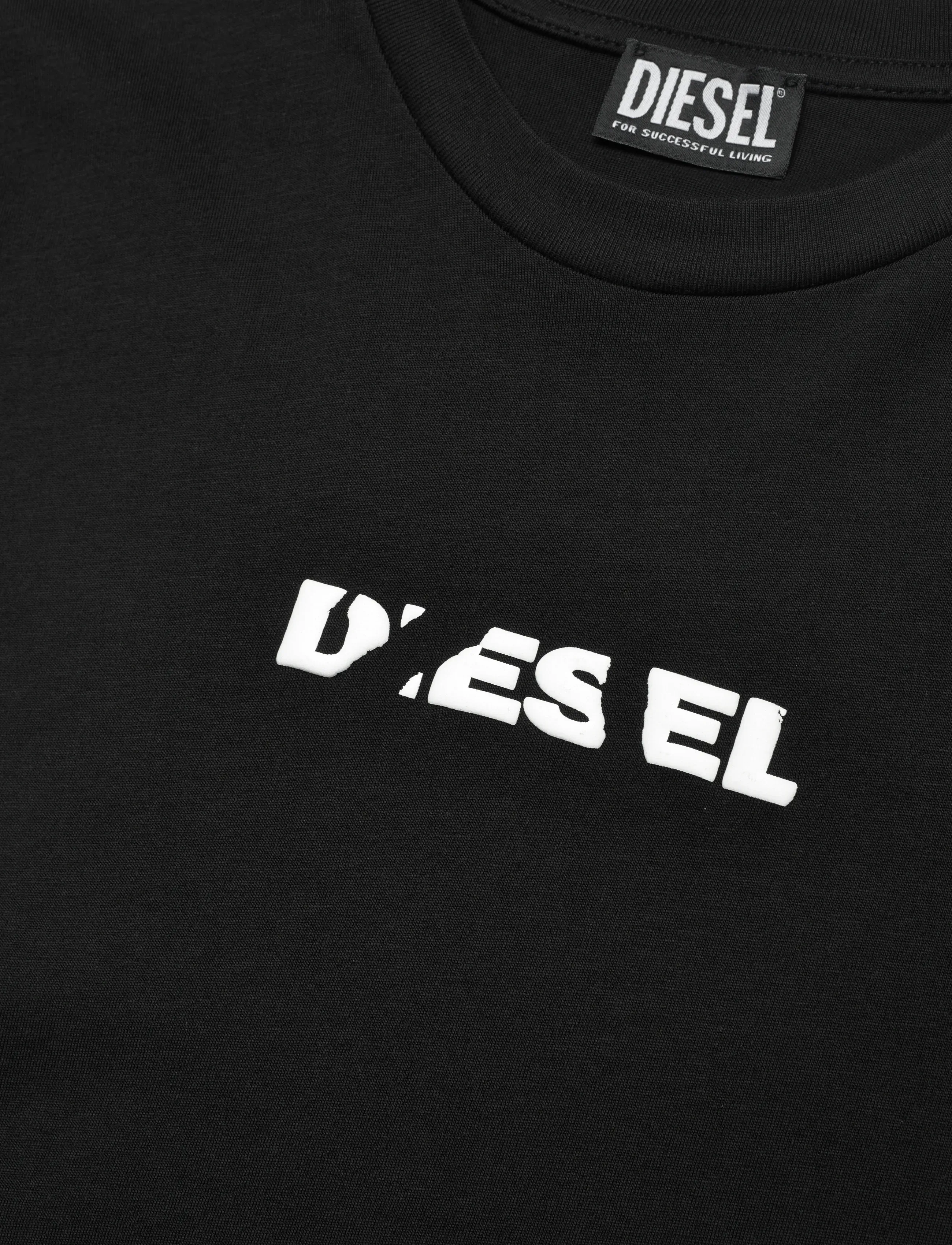 Diesel - T-JUST 250231 OFF MAGLIETTA - kortærmede t-shirts - caviar - 2