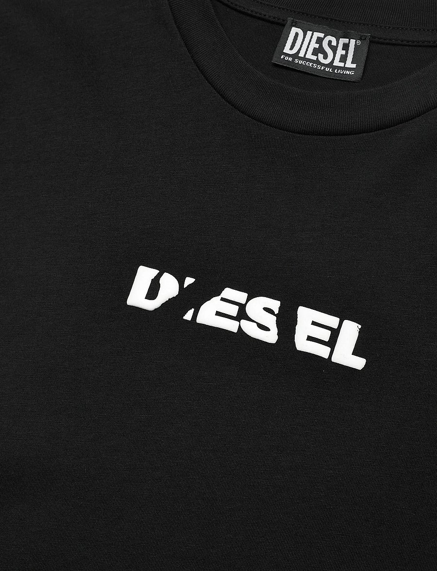 Diesel - T-JUST 250231 OFF MAGLIETTA - kurzärmelige t-shirts - caviar - 5
