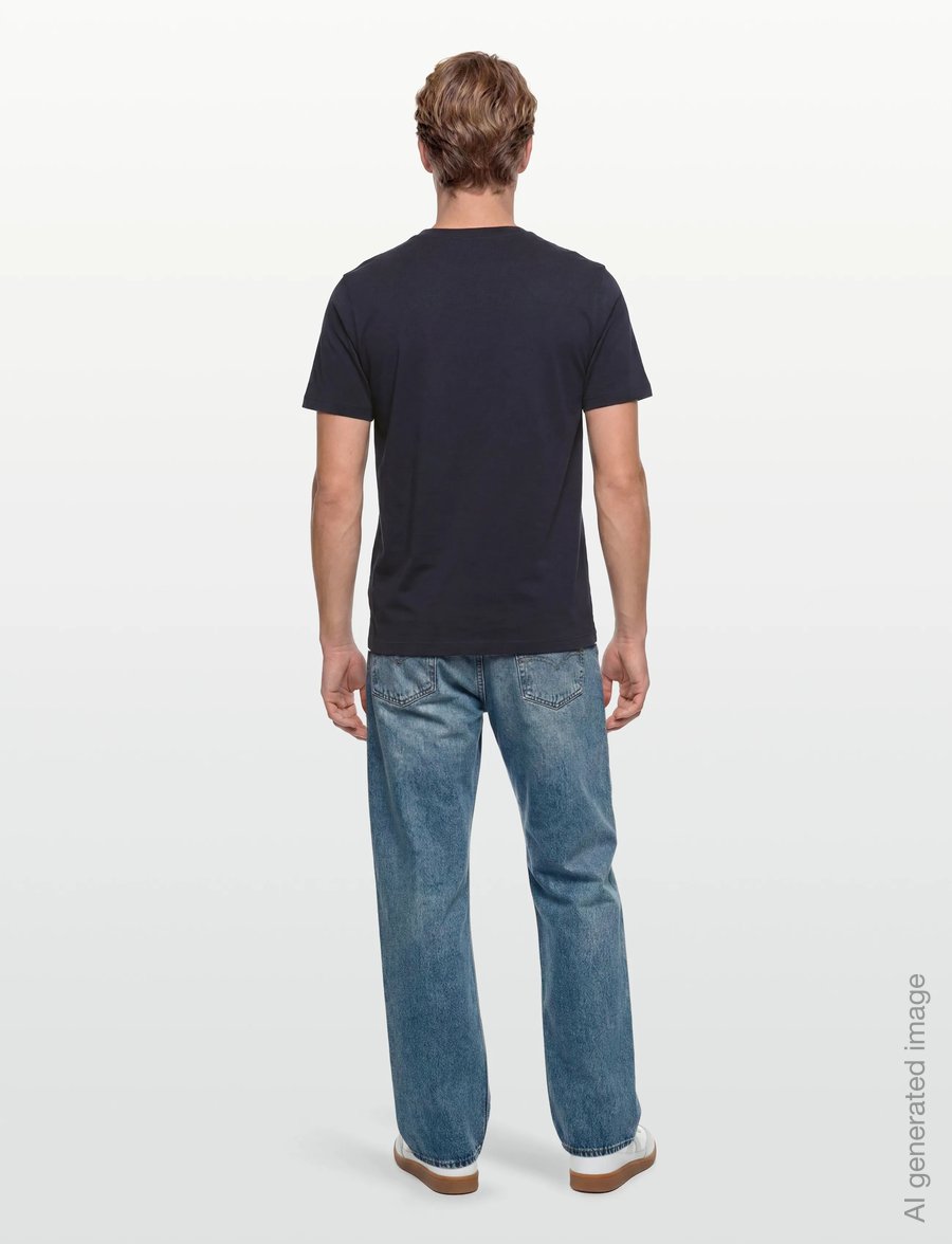 Diesel - T-JUST 250231 OFF MAGLIETTA - short-sleeved t-shirts - total eclipse - 4