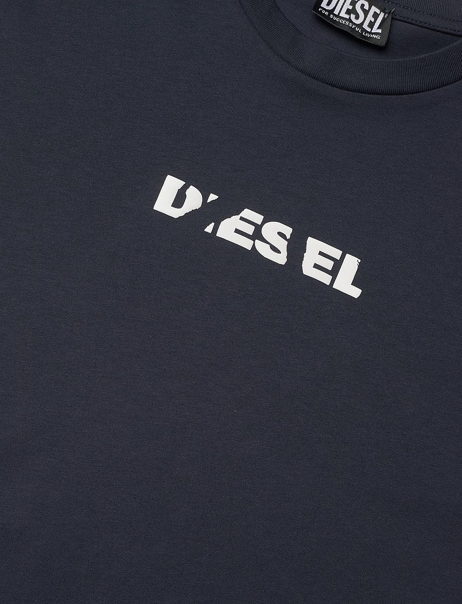 Diesel - T-JUST 250231 OFF MAGLIETTA - short-sleeved t-shirts - total eclipse - 5