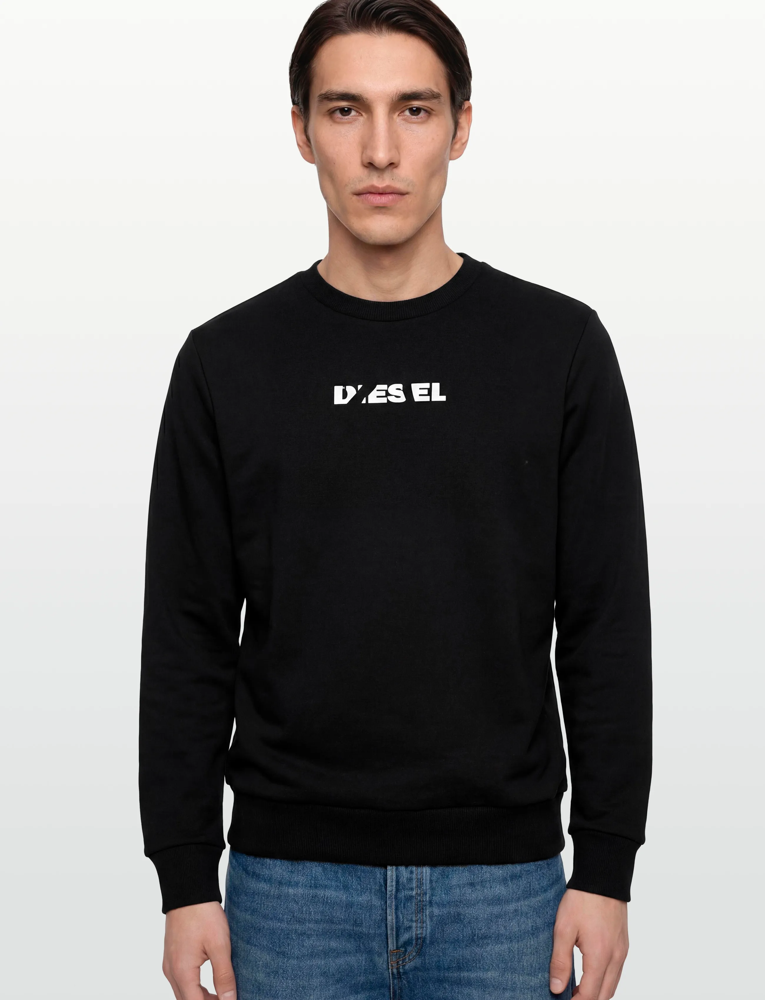 Diesel - S-GIR 250238 OFF FELPA - dressipluusid - caviar - 3