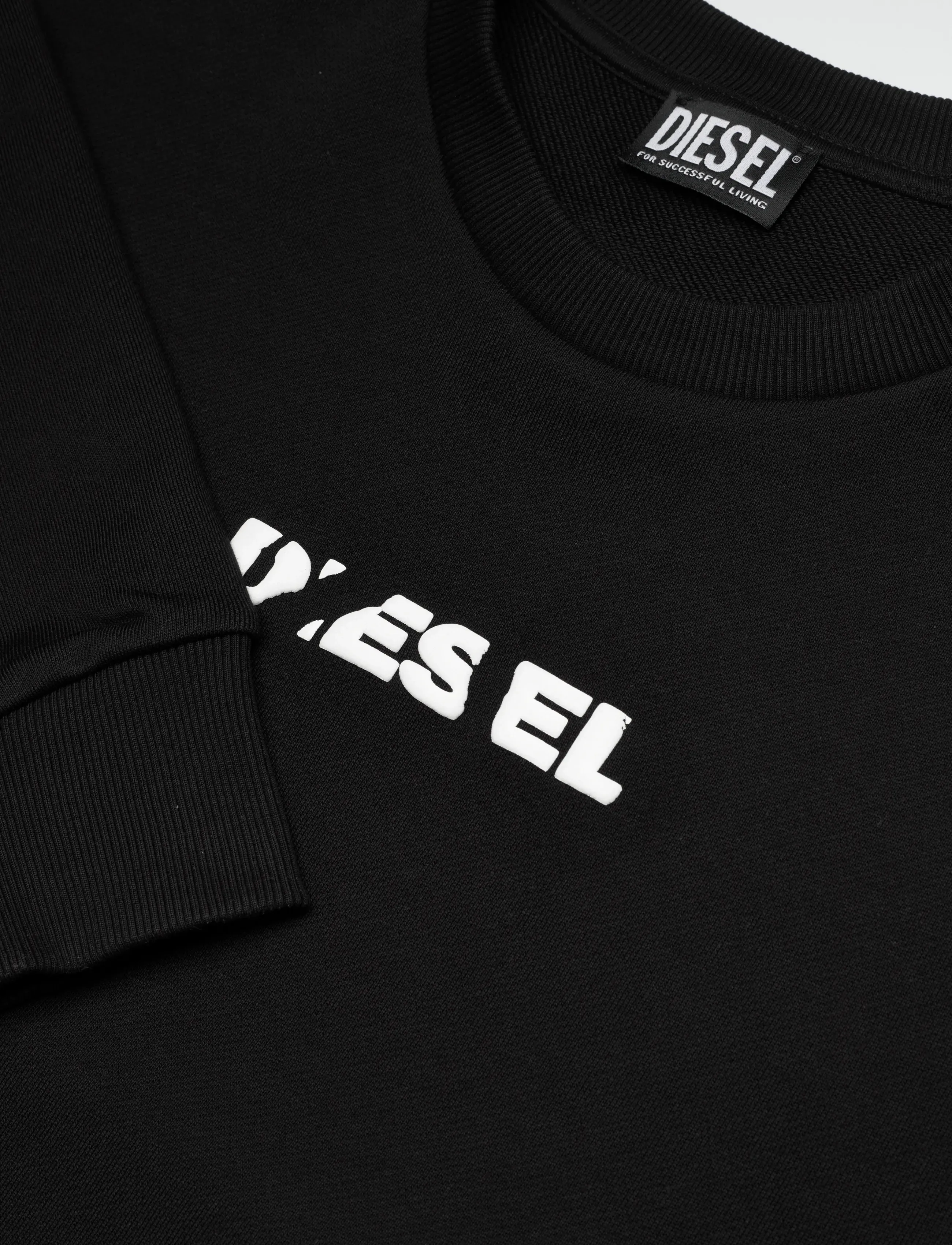 Diesel - S-GIR 250238 OFF FELPA - sweatshirts - caviar - 2