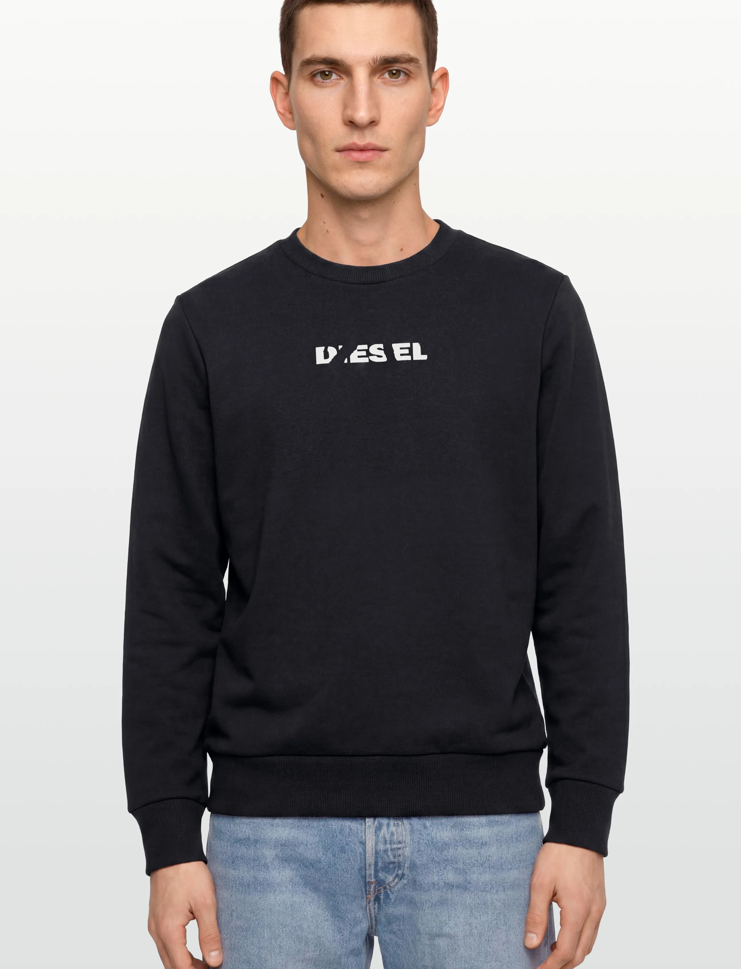 Diesel - S-GIR 250238 OFF FELPA - sweatshirts - total eclipse - 3