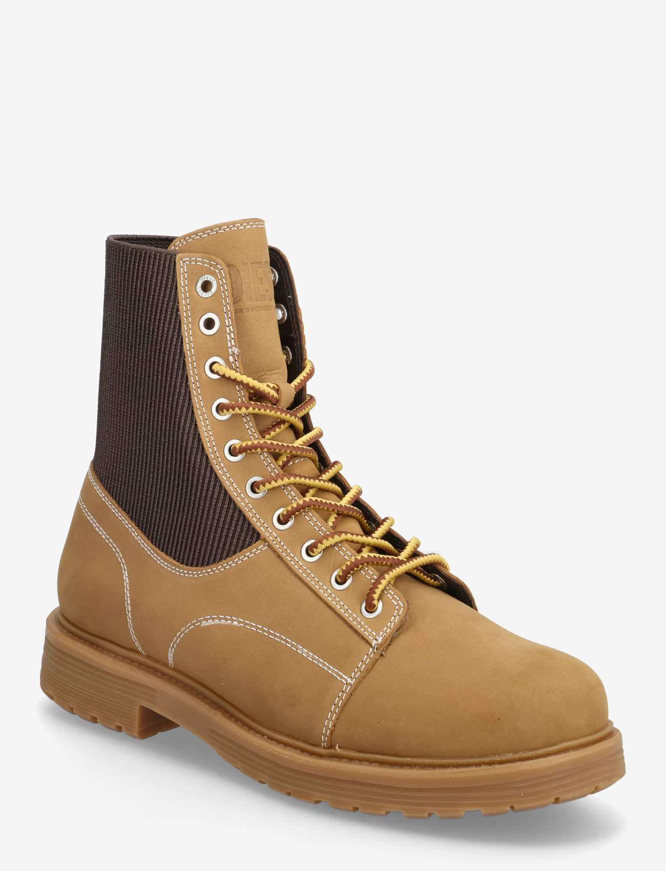 Diesel - D-ALABHAMA EC BOOTS - kängor med snörning - bone brown - 0