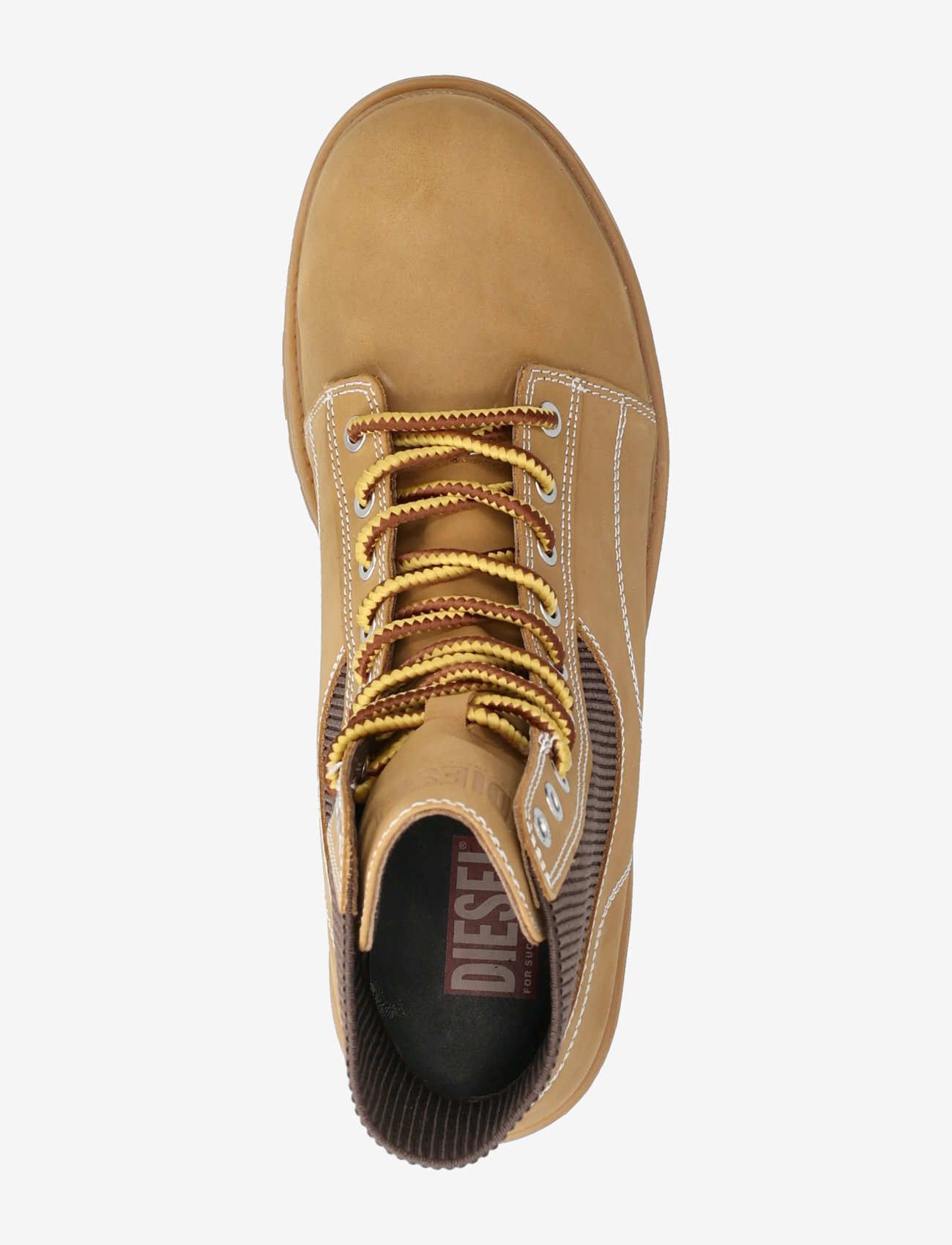 Diesel - D-ALABHAMA EC BOOTS - kängor med snörning - bone brown - 3