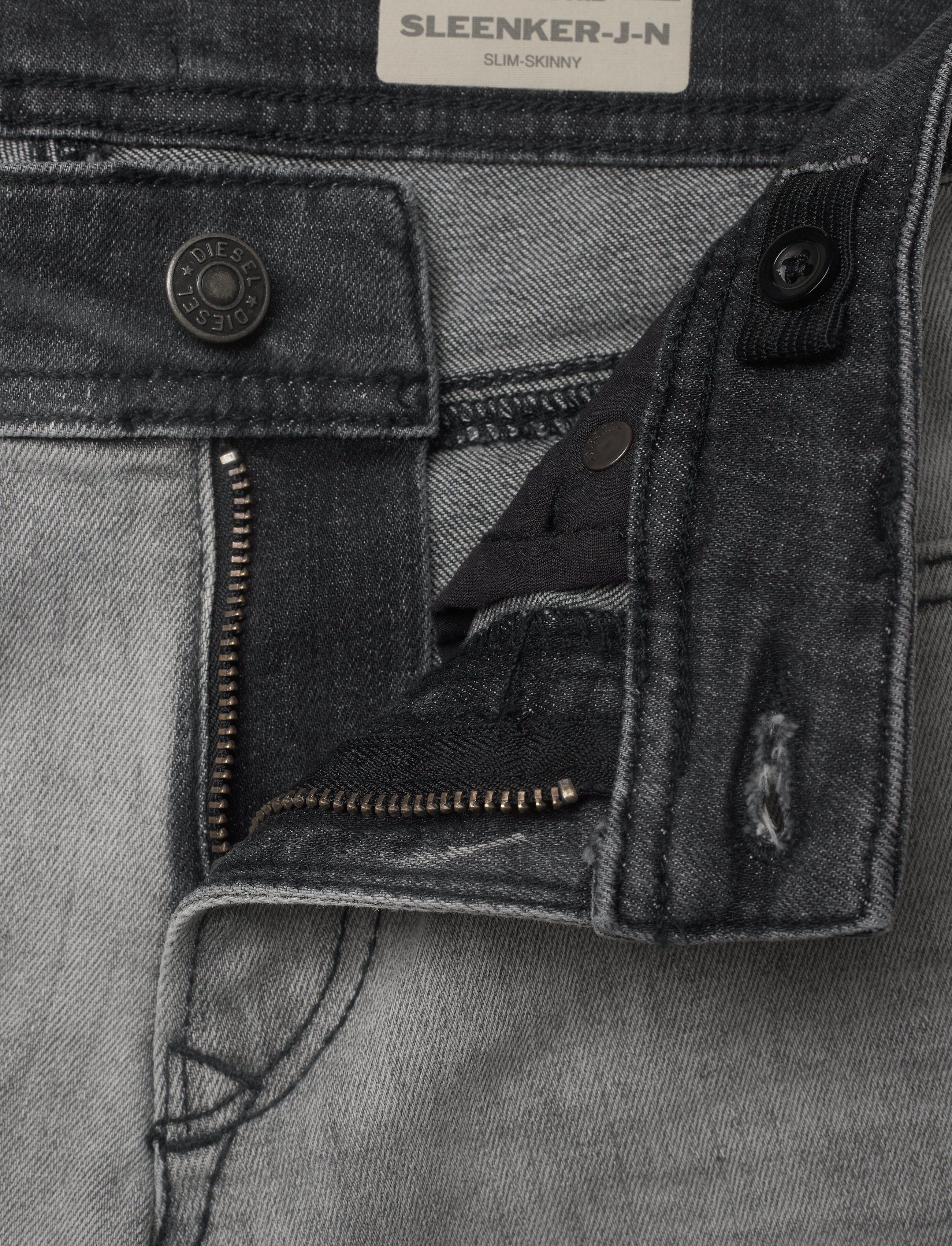 Diesel - SLEENKER-J-N TROUSERS - skinny jeans - denim nero - 3