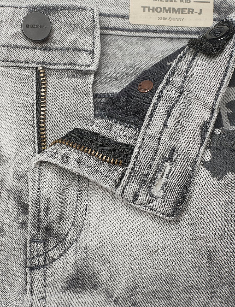 Diesel - THOMMER-J TROUSERS - skinny jeans - denim nero - 3
