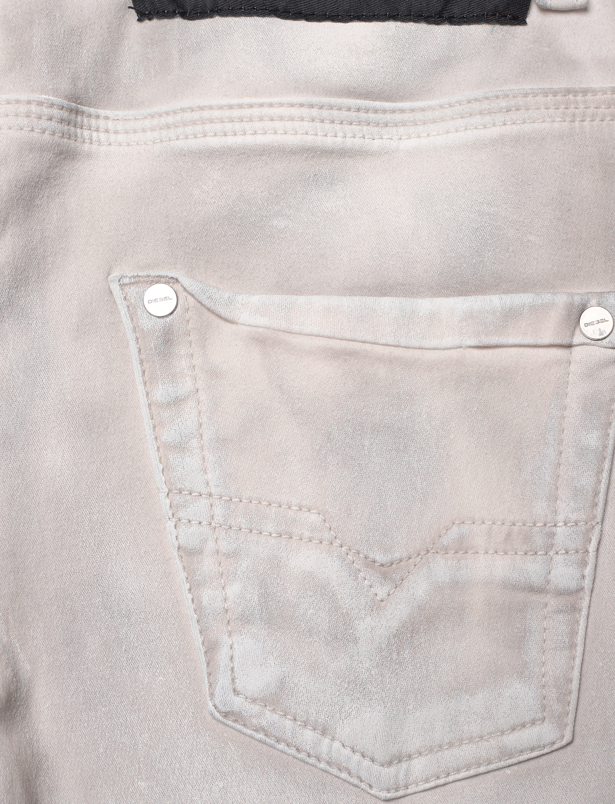 Diesel - KROOLEY-J JJJ-N TROUSERS - bootcut-farkut - bianco - 4