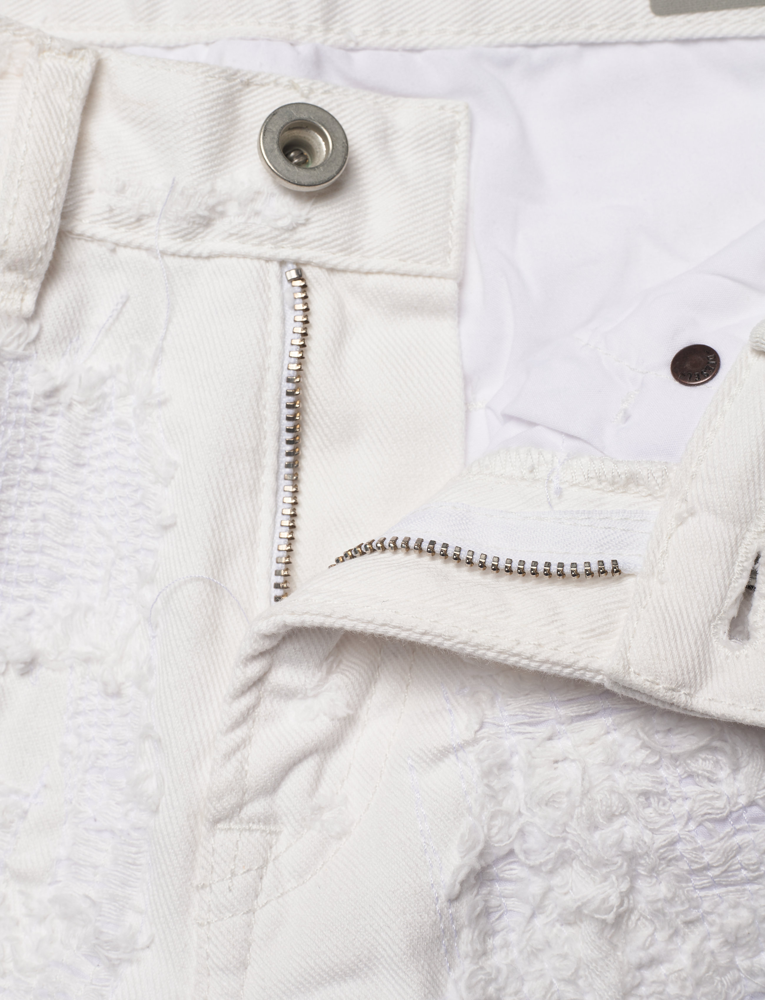 Diesel - MHARKY-J TROUSERS - regular jeans - bianco - 3