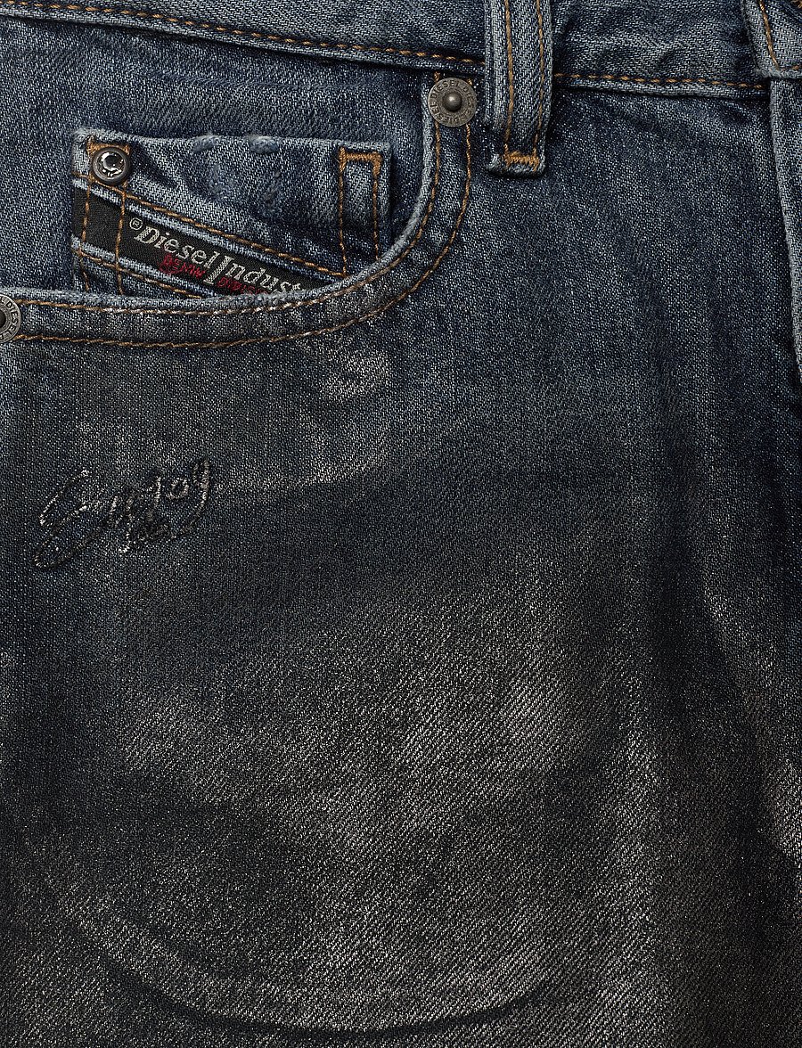 Diesel - MHARKY-J TROUSERS - regular jeans - k01+dark grey+silver - 2