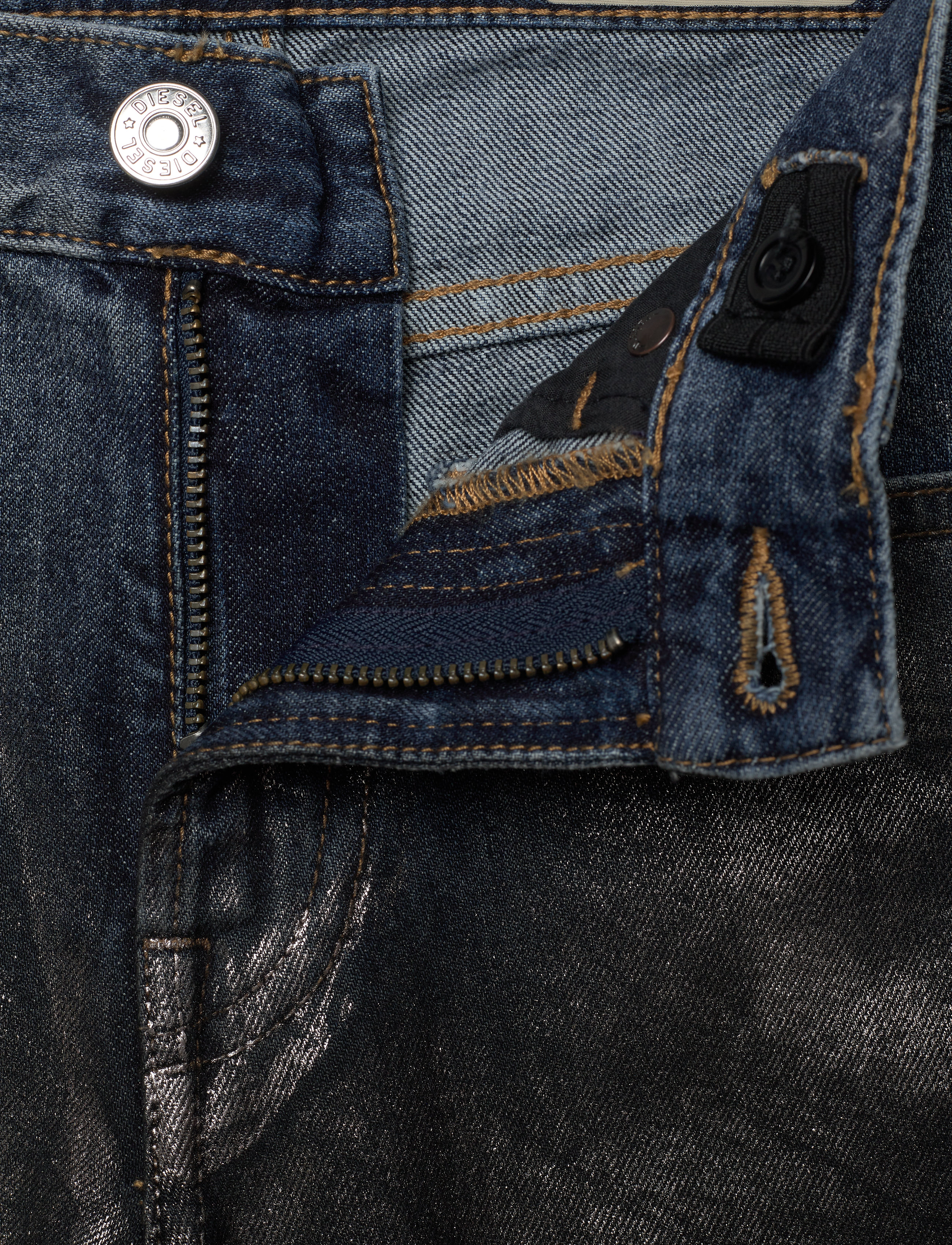 Diesel - MHARKY-J TROUSERS - regular jeans - k01+dark grey+silver - 3