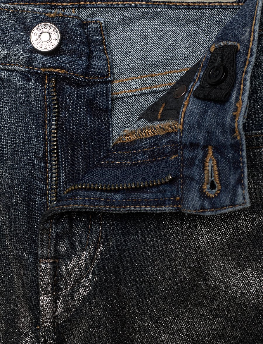 Diesel - MHARKY-J TROUSERS - regular jeans - k01+dark grey+silver - 3