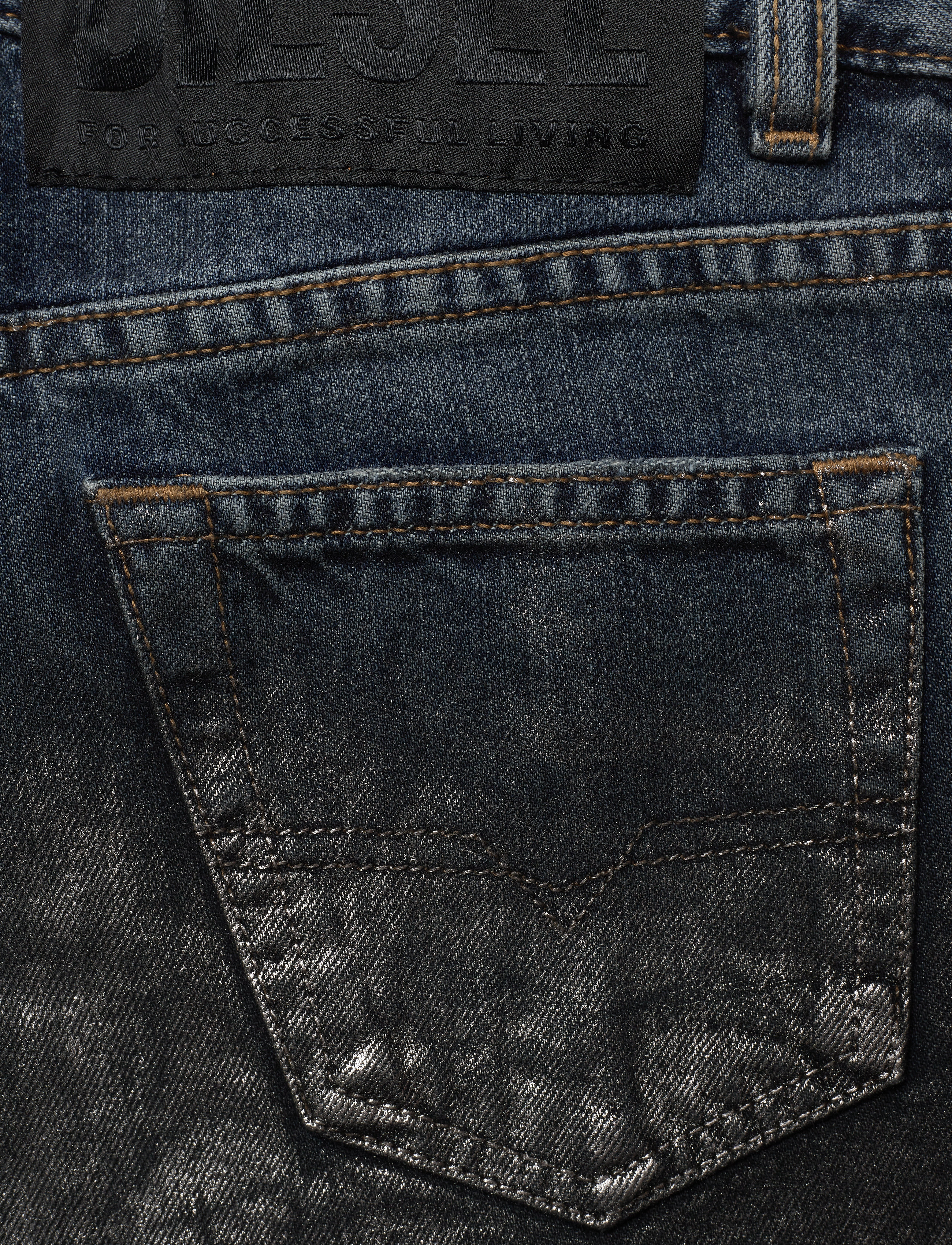 Diesel - MHARKY-J TROUSERS - regular jeans - k01+dark grey+silver - 4
