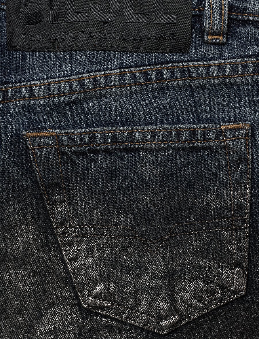 Diesel - MHARKY-J TROUSERS - regular jeans - k01+dark grey+silver - 4