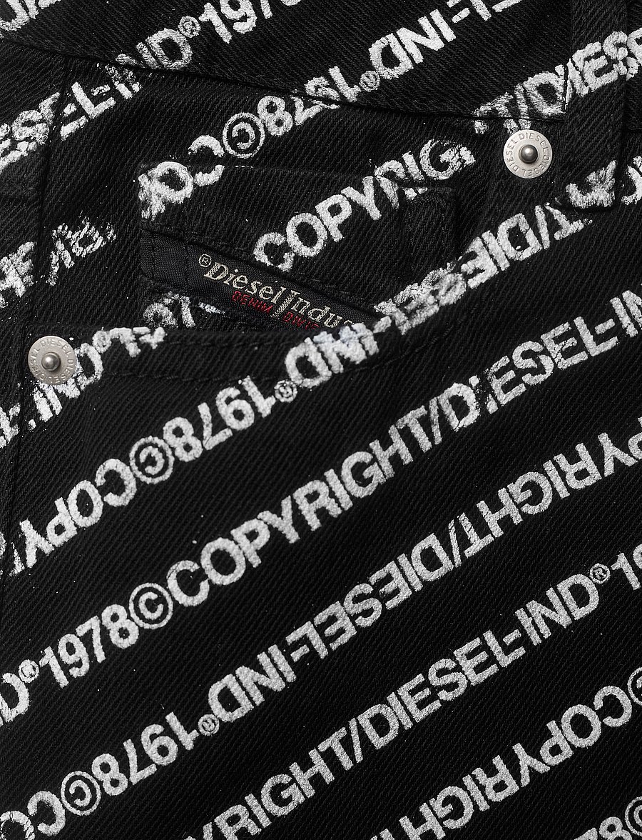 Diesel - MHARKY-J TROUSERS - regular jeans - nero - 2