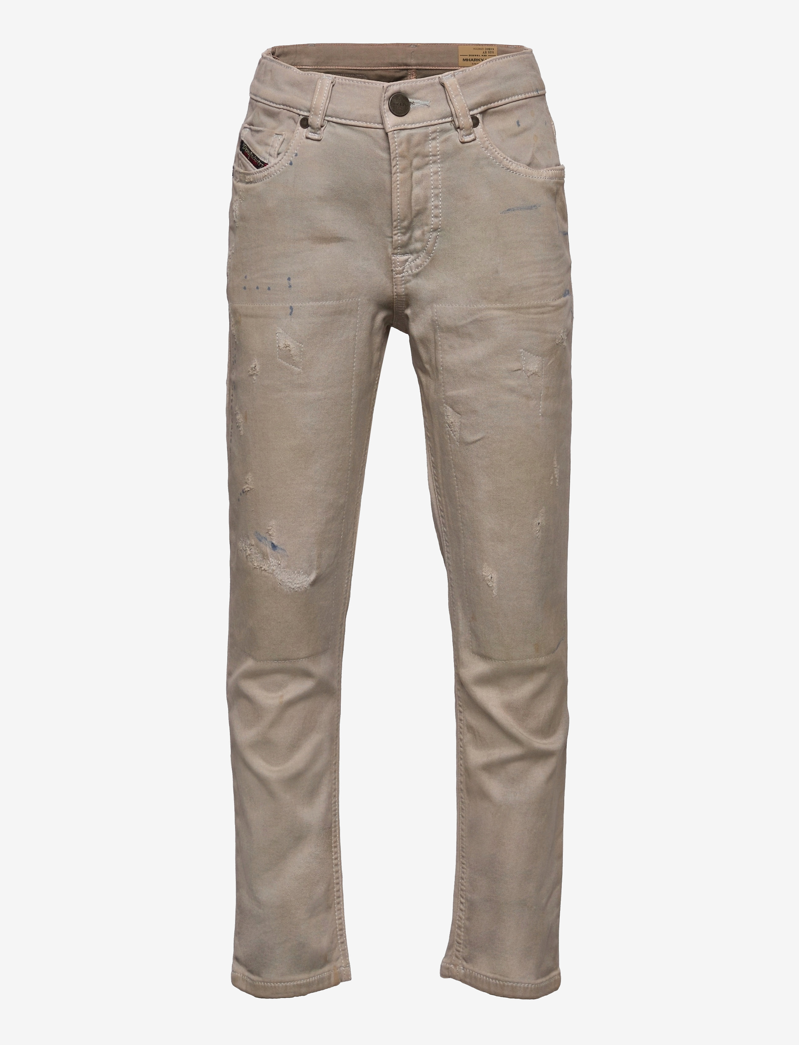 Diesel MHARKY-J JJJ TROUSERS - Kläder - GRIGIO CHIARO NUOVO / brown