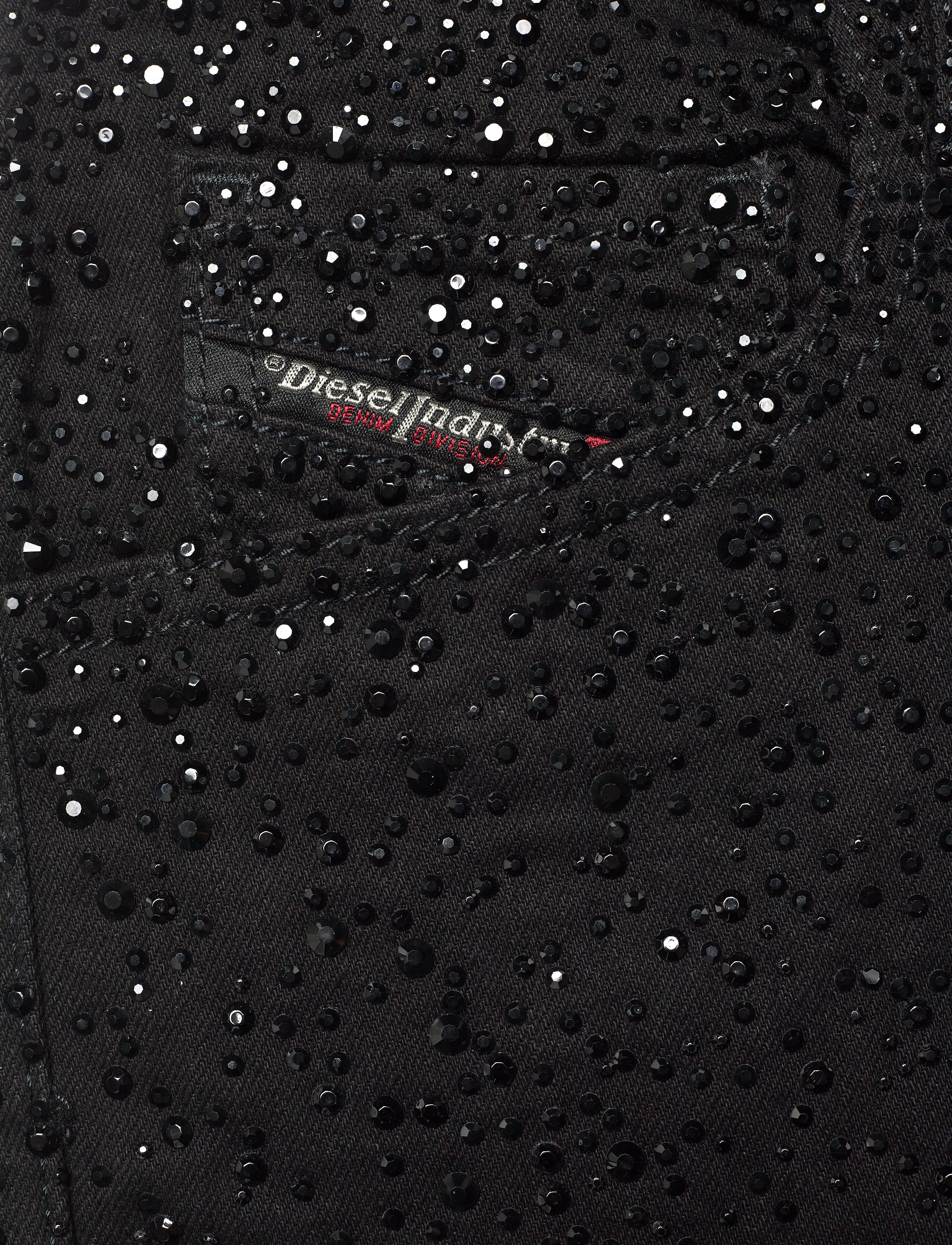 Diesel - PGINGHER SHORTS - lühikesed teksapüksid - denim nero - 2