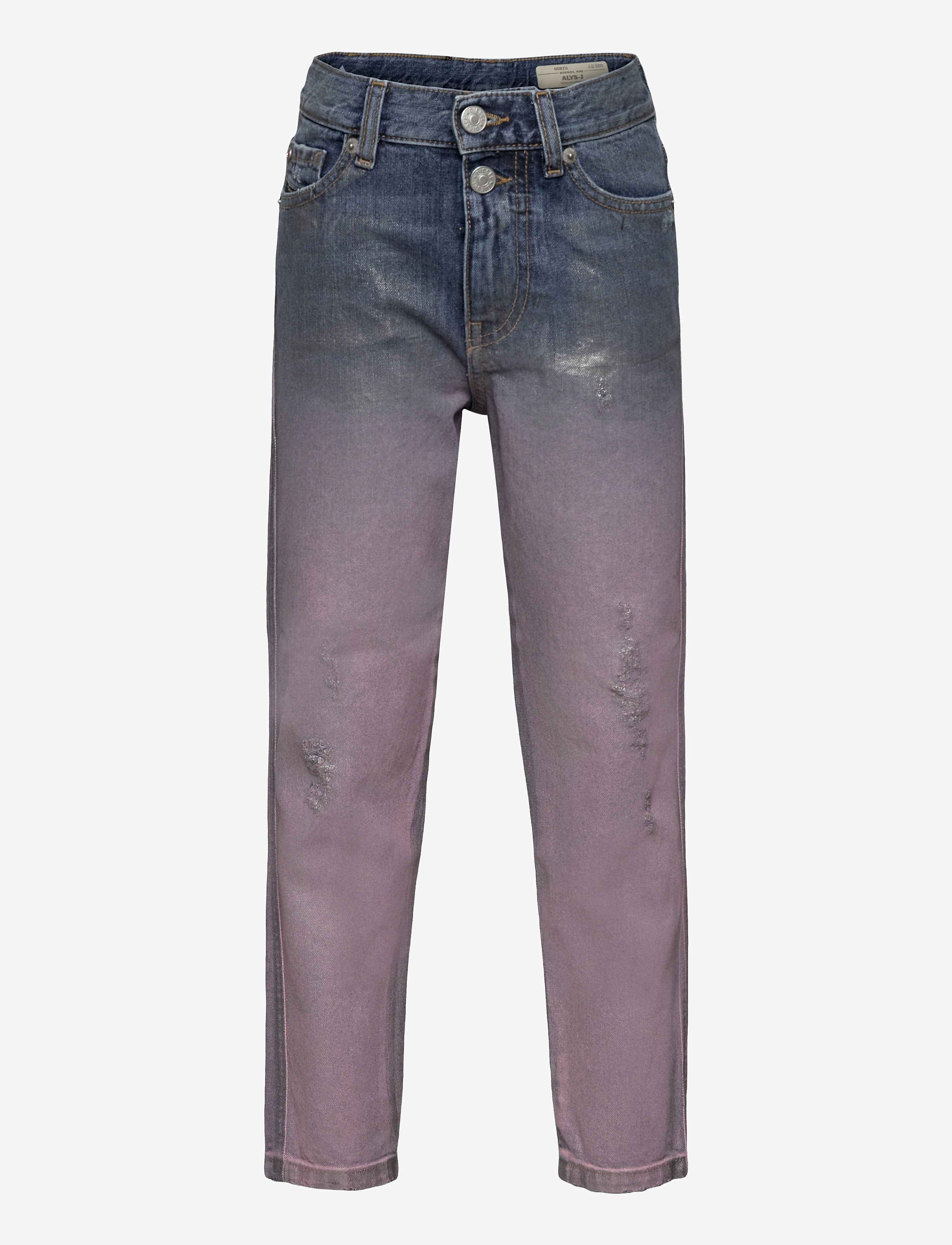 Diesel ALYS-J TROUSERS - DIESEL - K01+PINK+SILVER / pink/rose
