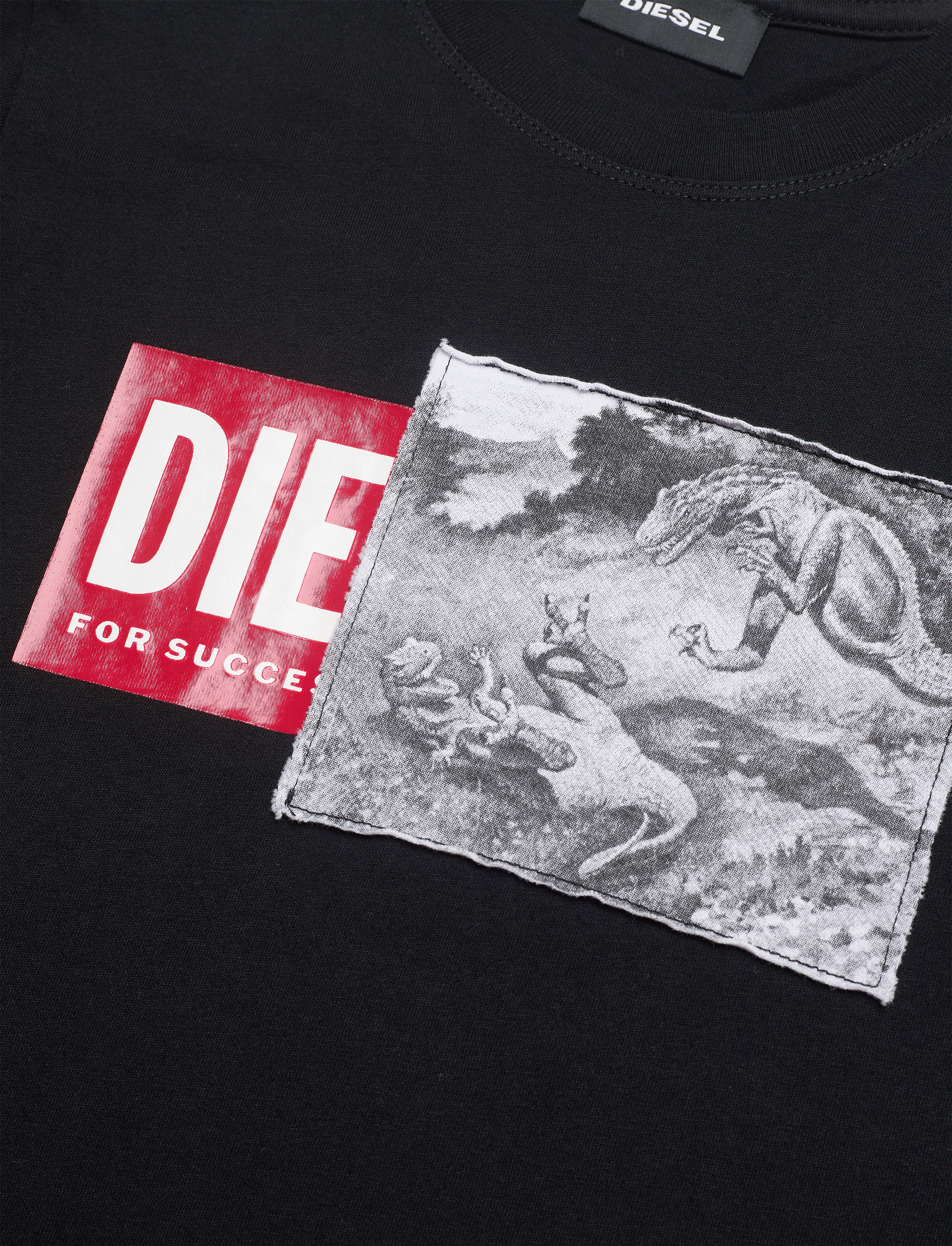 Diesel - TJUSTXH T-SHIRT - nero - 2