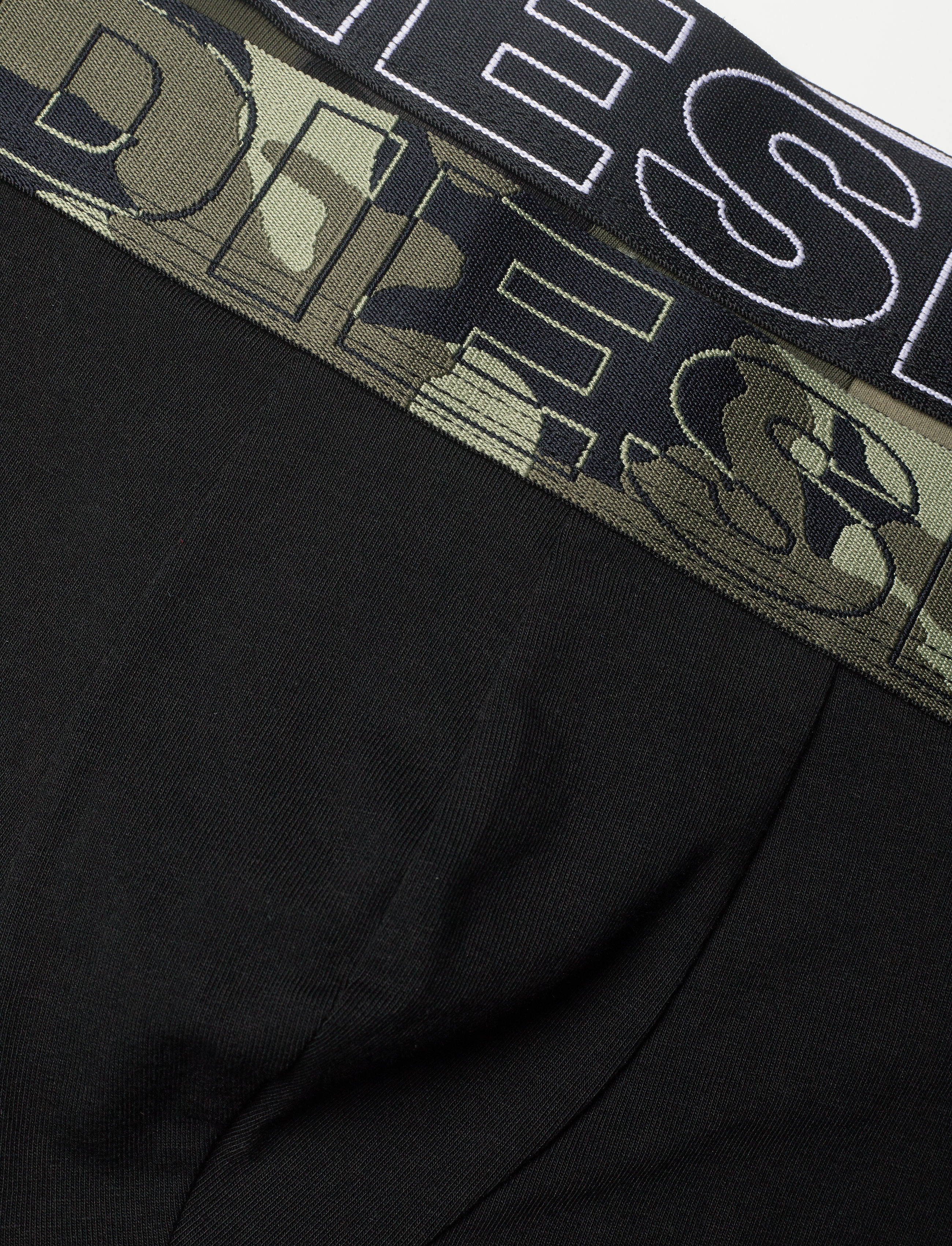 Diesel - UMBX-UDAMIENBIPACK BOXER -SHORTS - black+green camouflage - 1