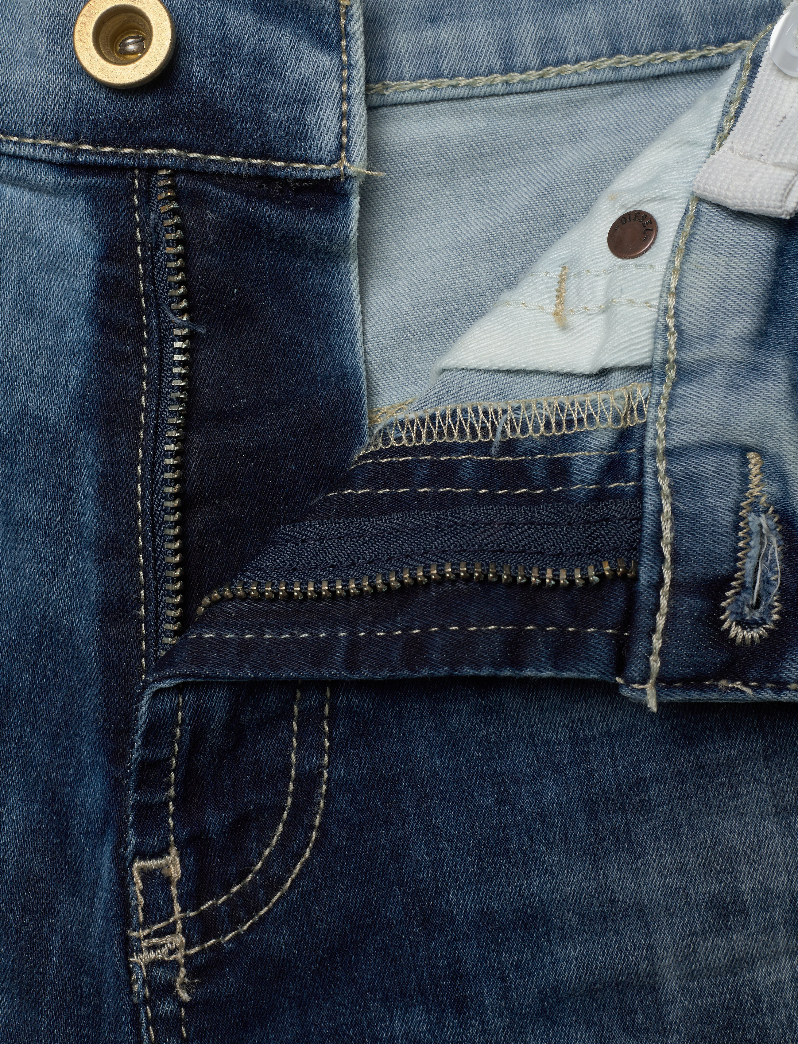 Diesel - PBRON SHORTS - denimshorts - denim - 3