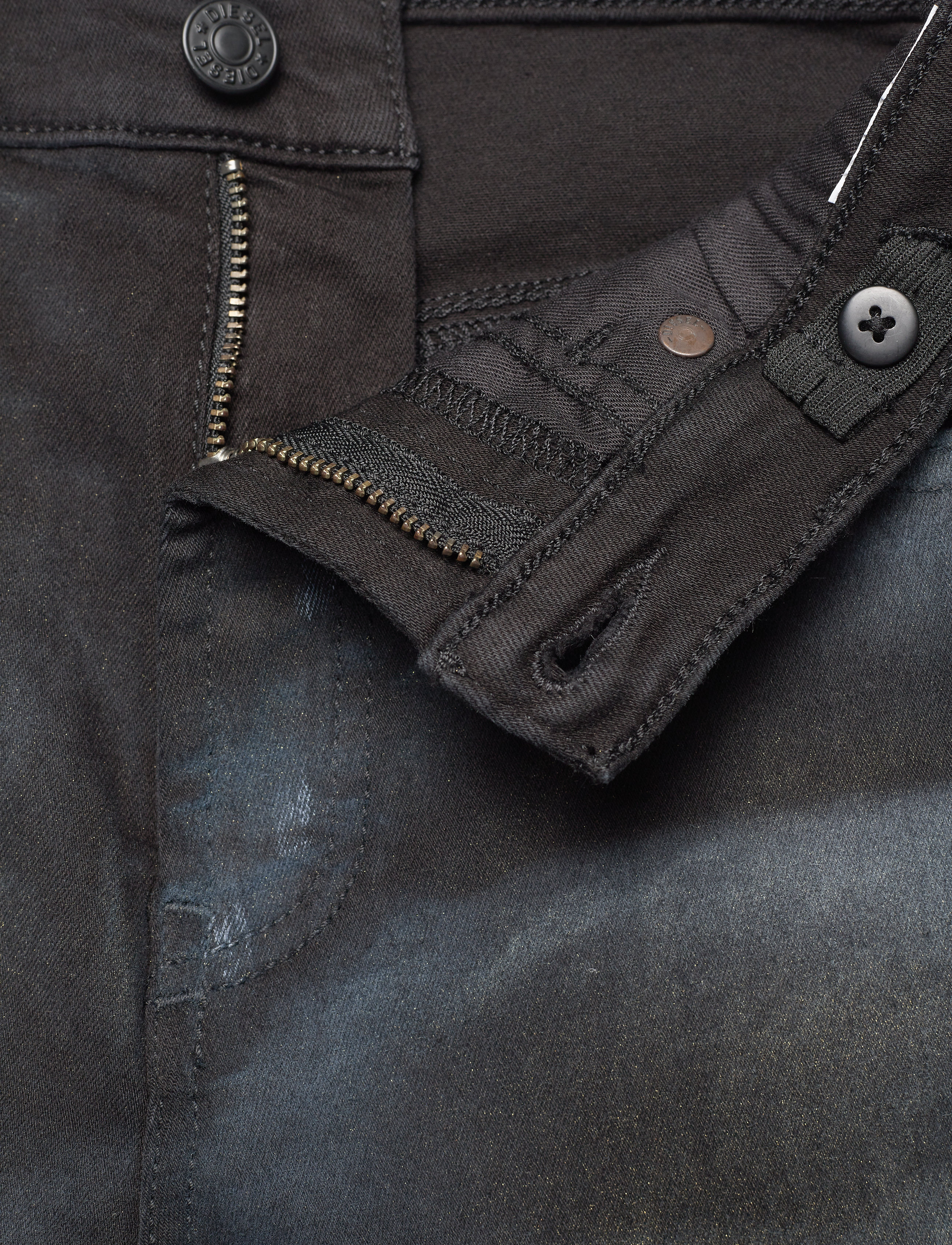 Diesel - PBRON SHORTS - lühikesed teksapüksid - denim nero - 3