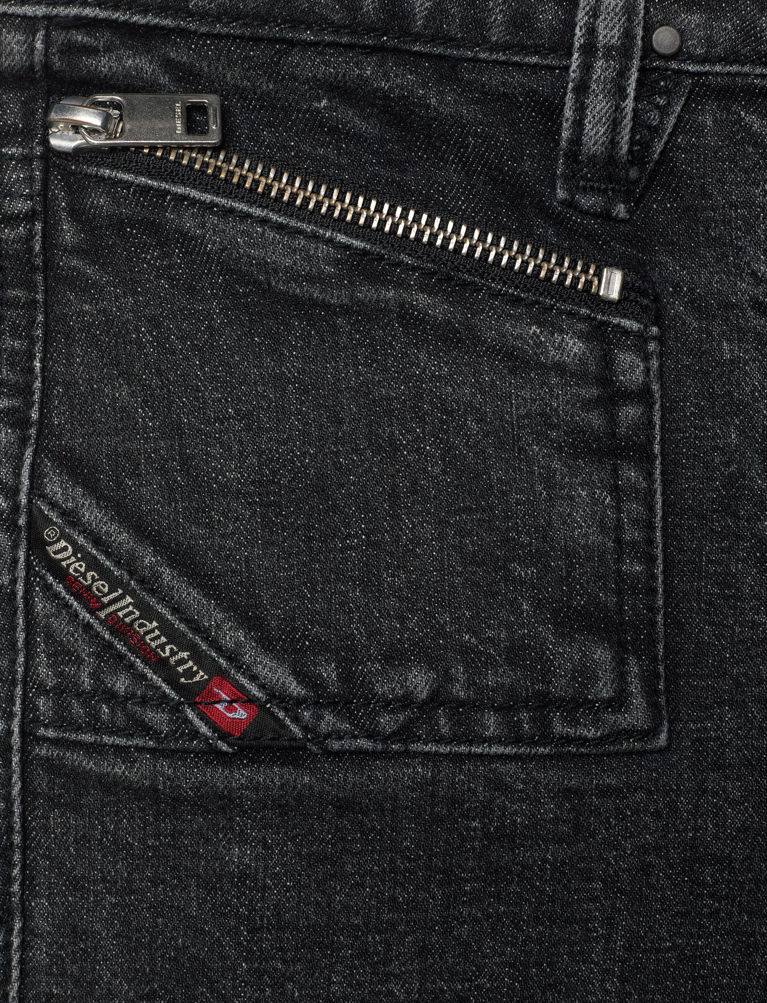 Diesel - D-EARLIE-J TROUSERS - tavalised teksad - denim nero - 2