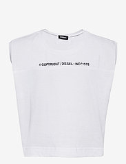 Diesel - TFELIX T-SHIRT - mouwloze t-shirts - bianco - 0