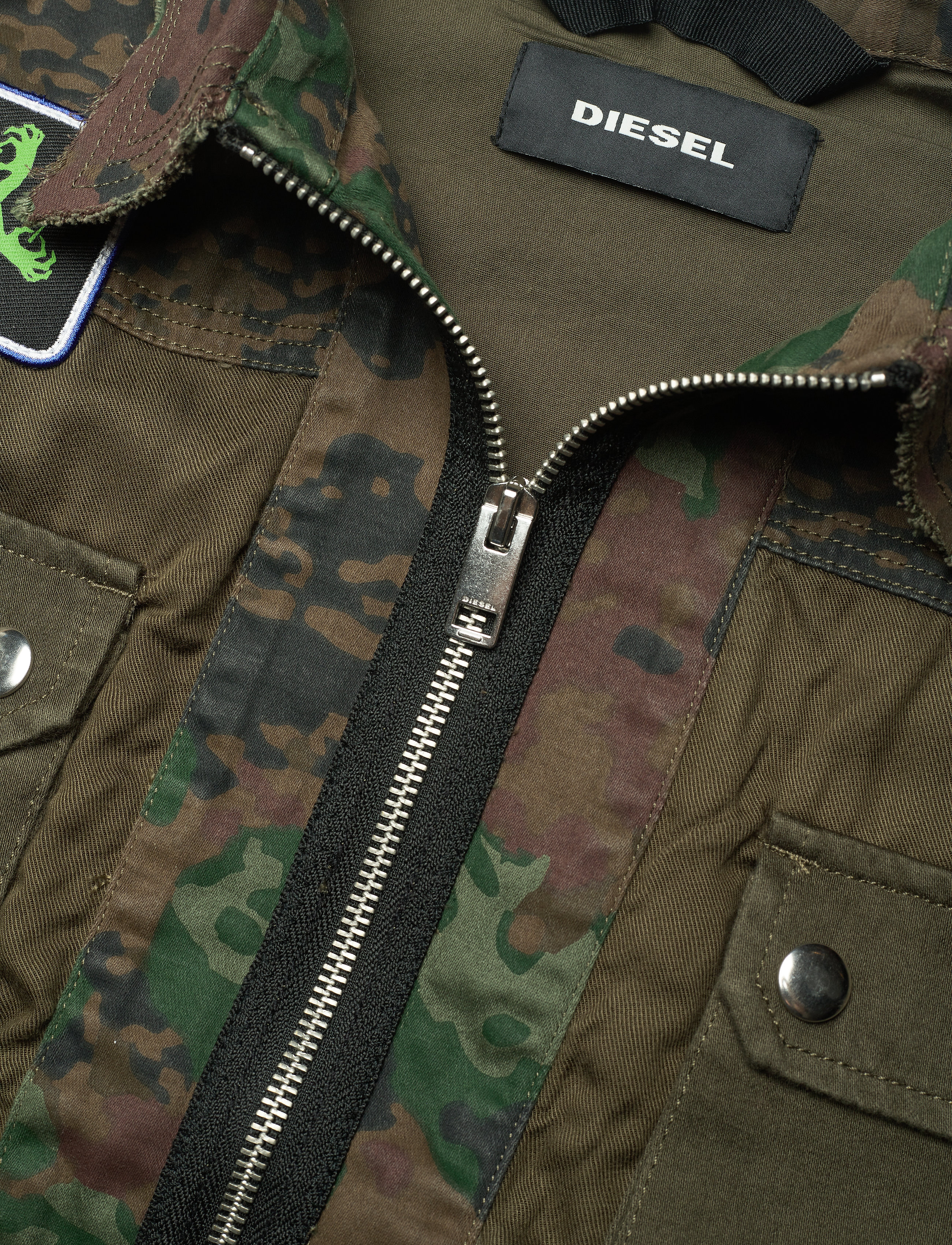 Diesel - JANAPAY JACKET - joped - olive night - 4