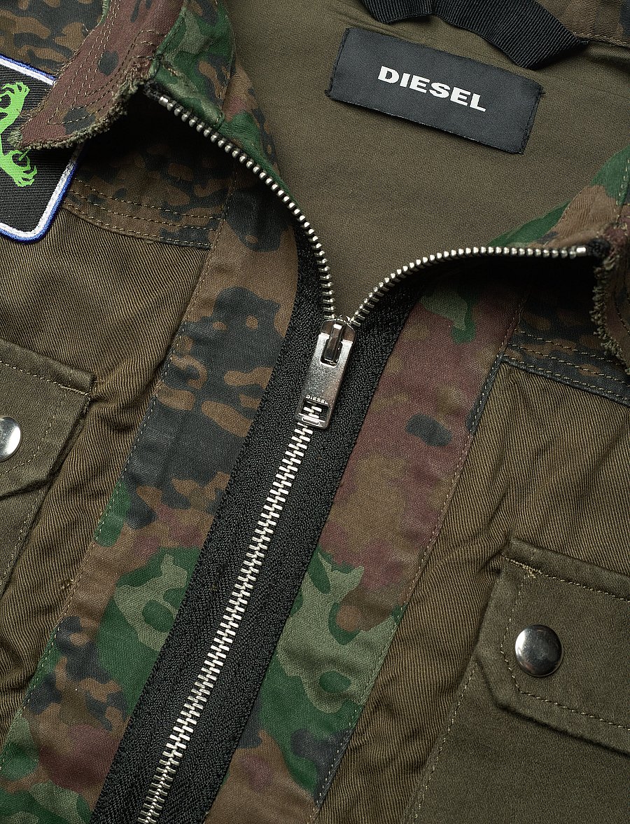 Diesel - JANAPAY JACKET - plānas virsjakas - olive night - 4