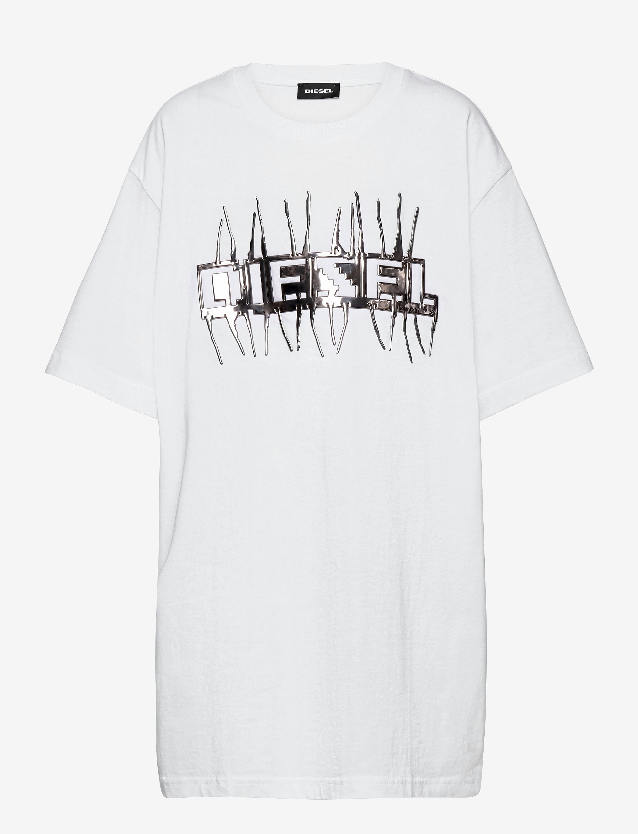 Diesel TJUSTJ11 OVER T-SHIRT - DIESEL - BIANCO / white