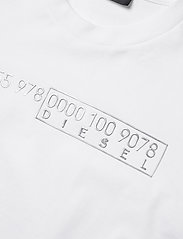 Diesel - TDIEGOSLITSJ6 T-SHIRT - kortärmade t-shirts - bianco - 2