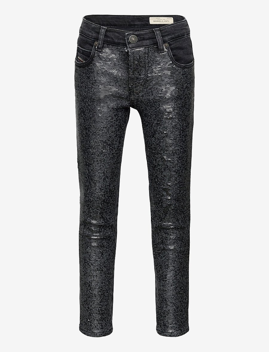 Diesel - BABHILA-J-SP1 TROUSERS - regular jeans - denim nero - 0