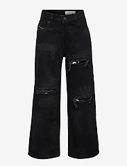Diesel - WIDEE-J-SP TROUSERS - vide jeans - denim nero - 0
