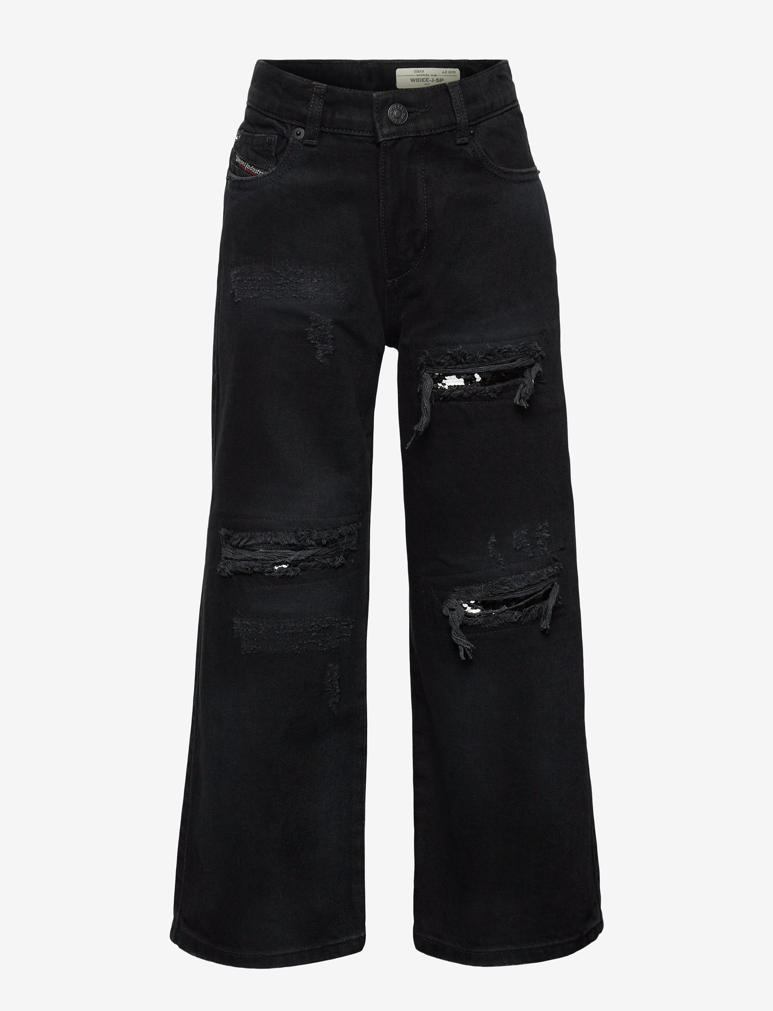 Diesel WIDEE-J-SP TROUSERS - DIESEL - DENIM NERO / black