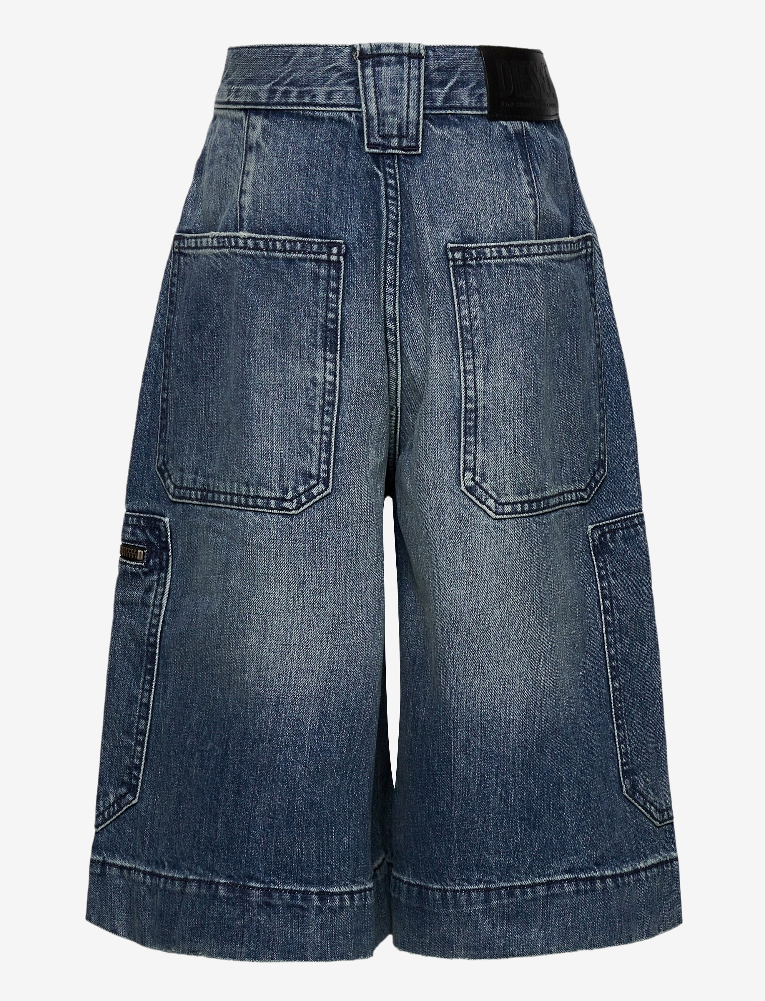 Diesel - PDESJO TROUSERS - hosen mit weitem bein - denim - 1
