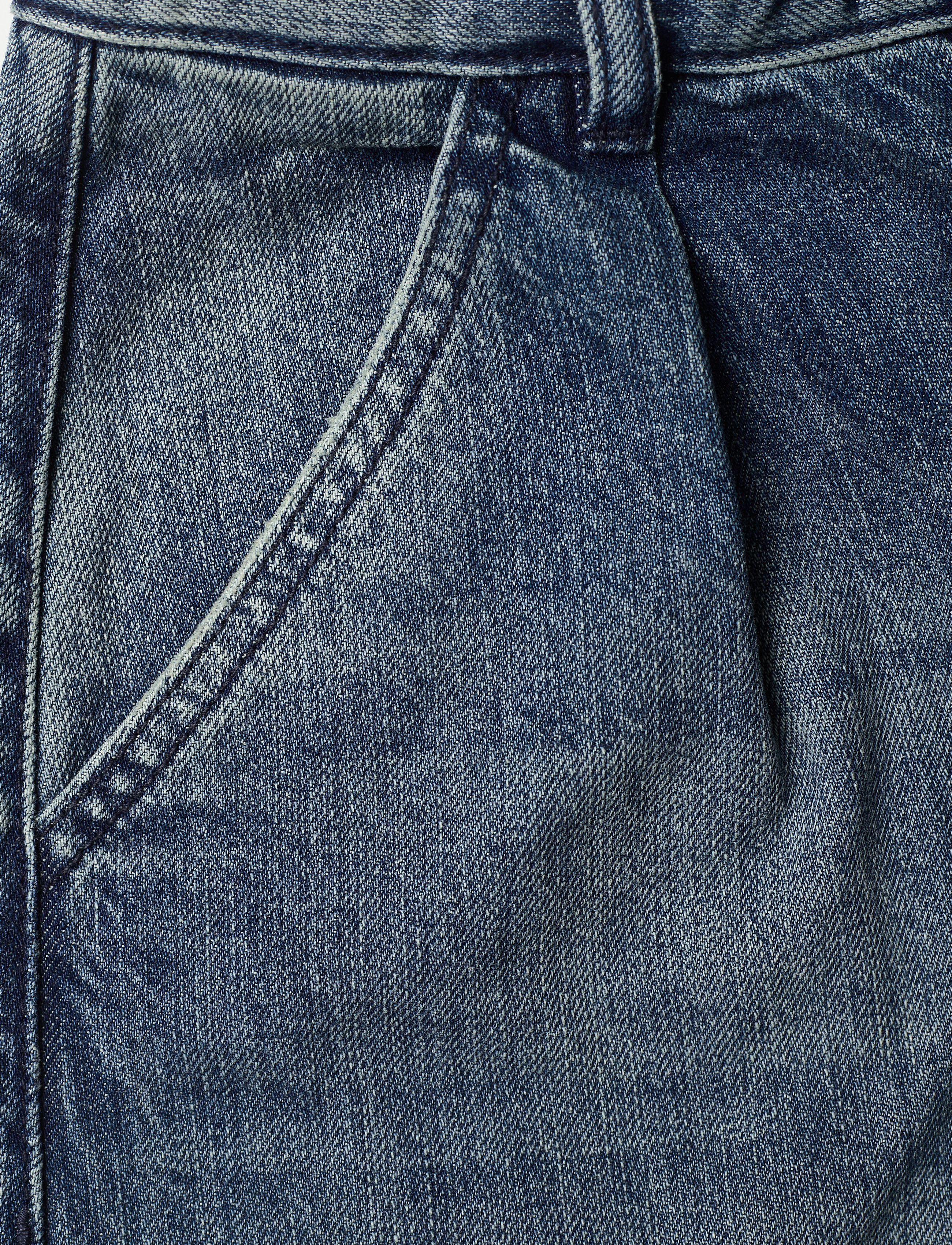 Diesel - PDESJO TROUSERS - hosen mit weitem bein - denim - 2