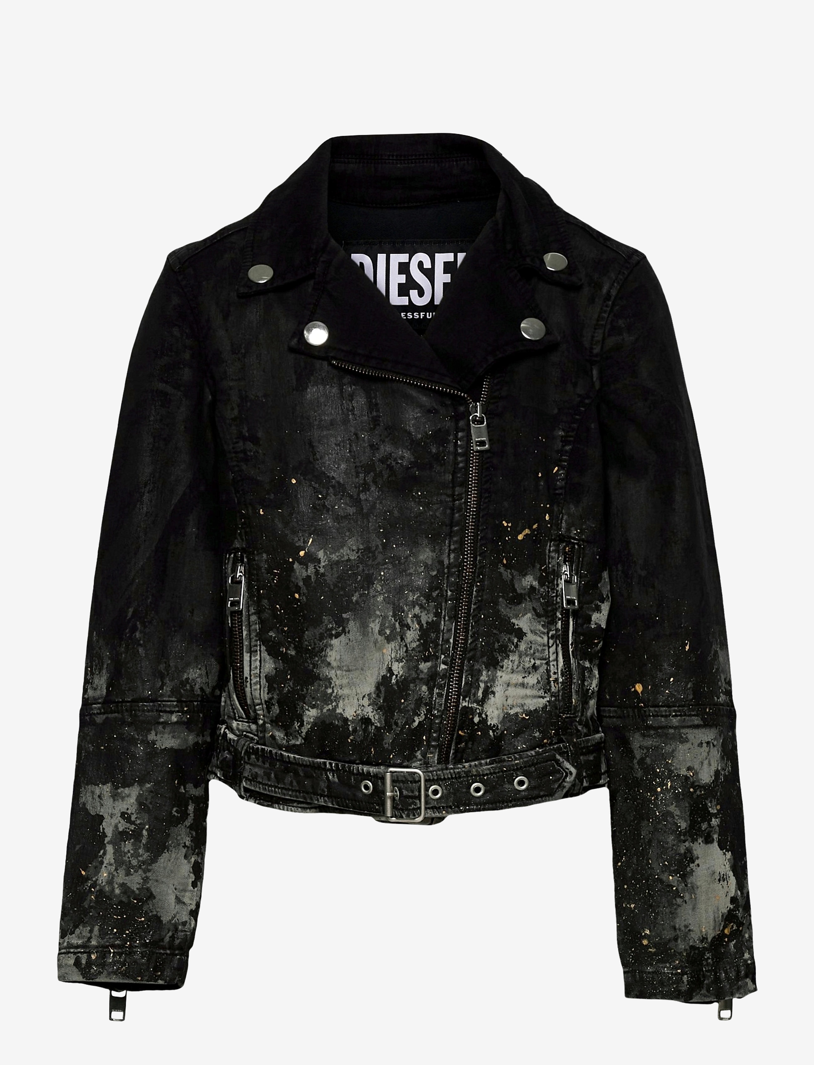 Diesel JKERBIZ-SP-NE JJJ JACKET - Ytterkläder - DENIM NERO / black