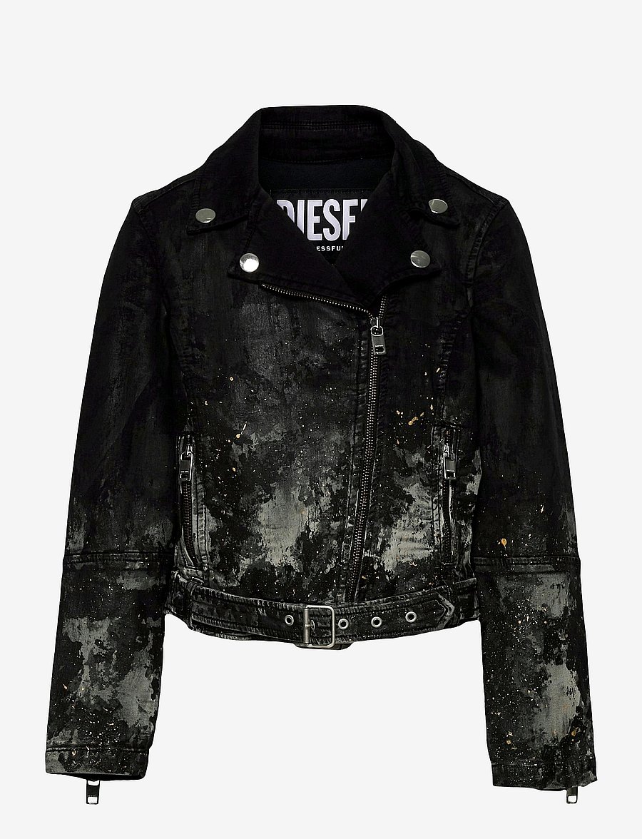 Diesel - JKERBIZ-SP-NE JJJ JACKET - denim & corduroy - denim nero - 0