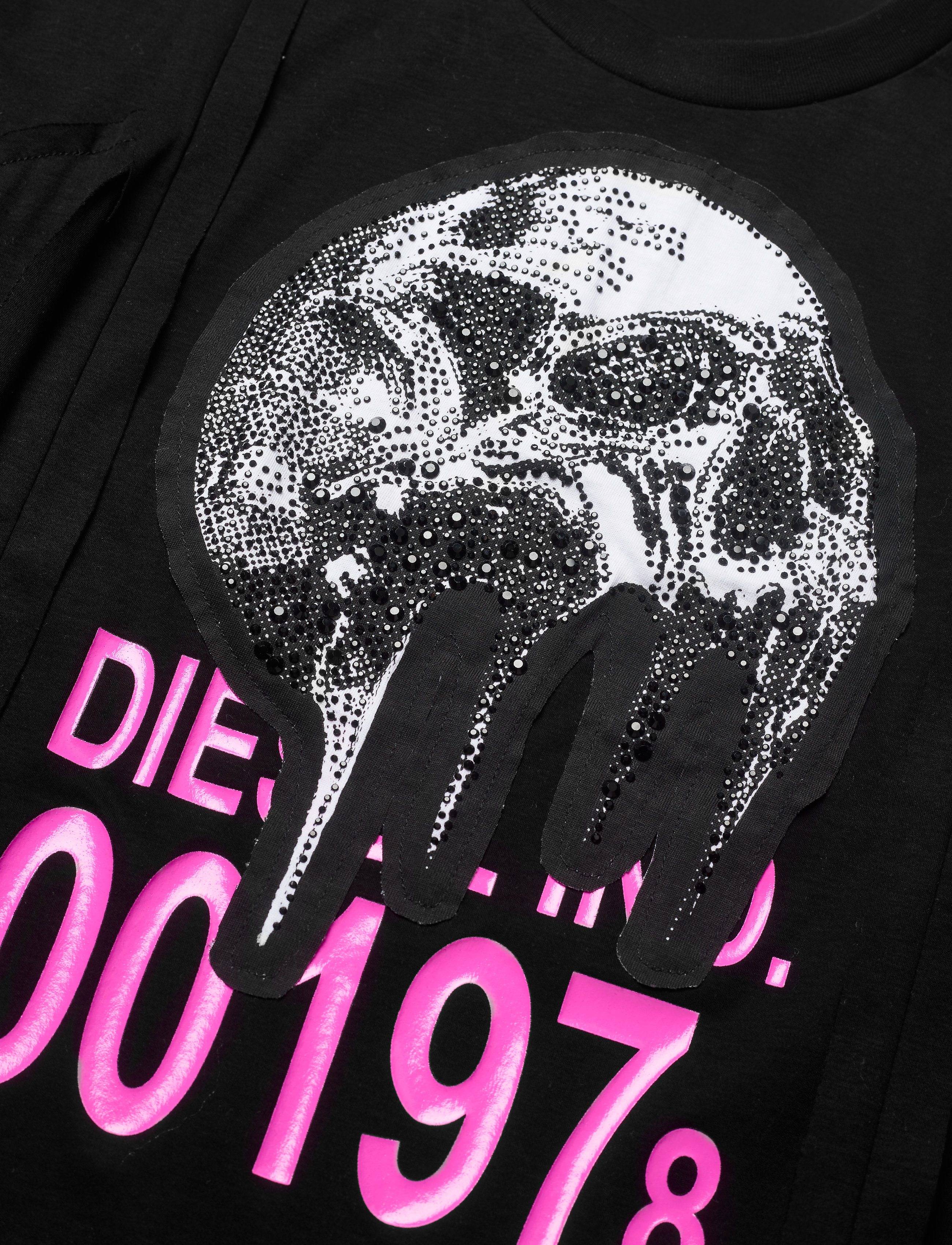 Diesel - TAMELIA T-SHIRT - kurzärmelige - nero - 2